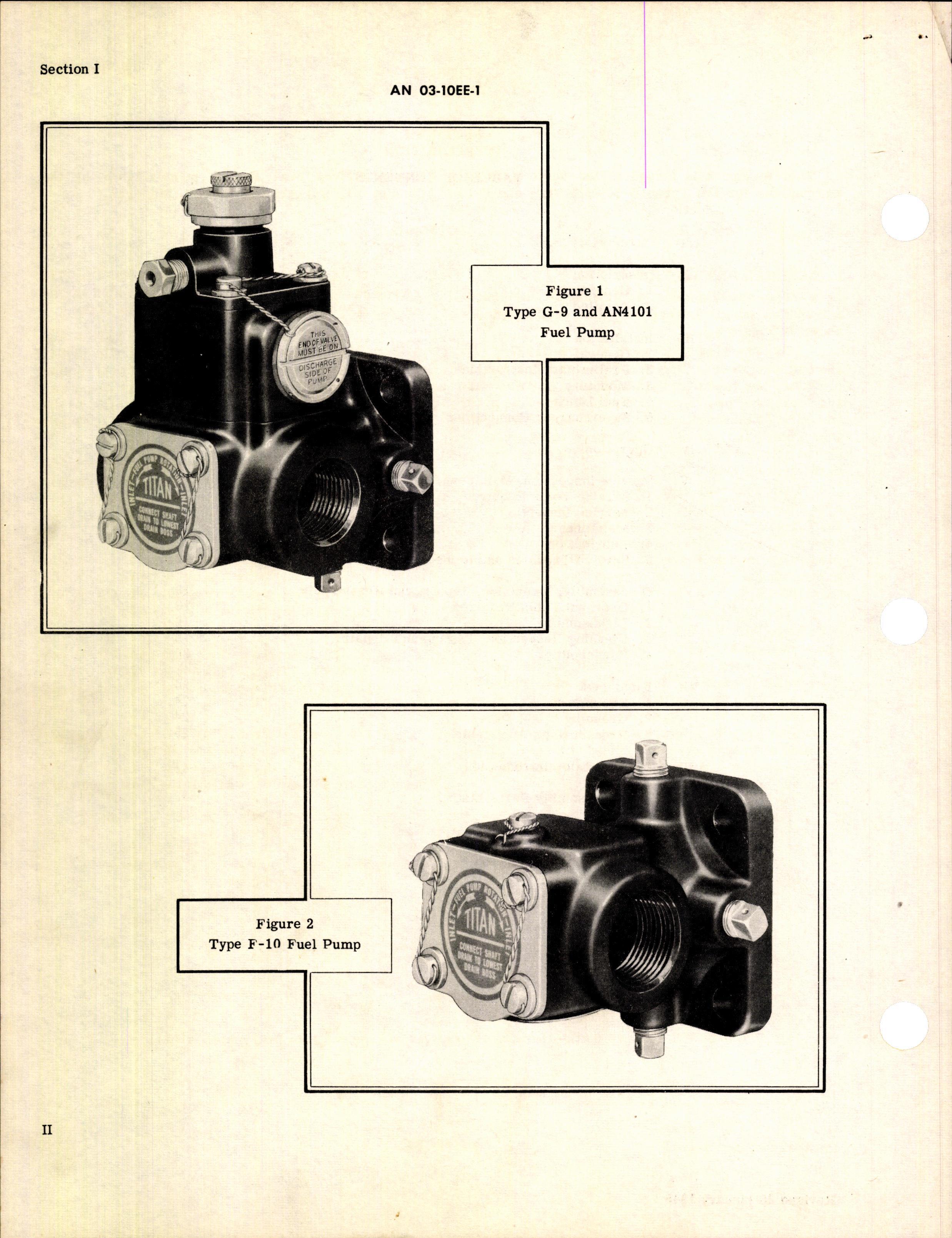 Sample page 4 from AirCorps Library document: Operation, Service, & Overhaul Instructions with Parts Catalog for Engine-Driven Fuel Pumps