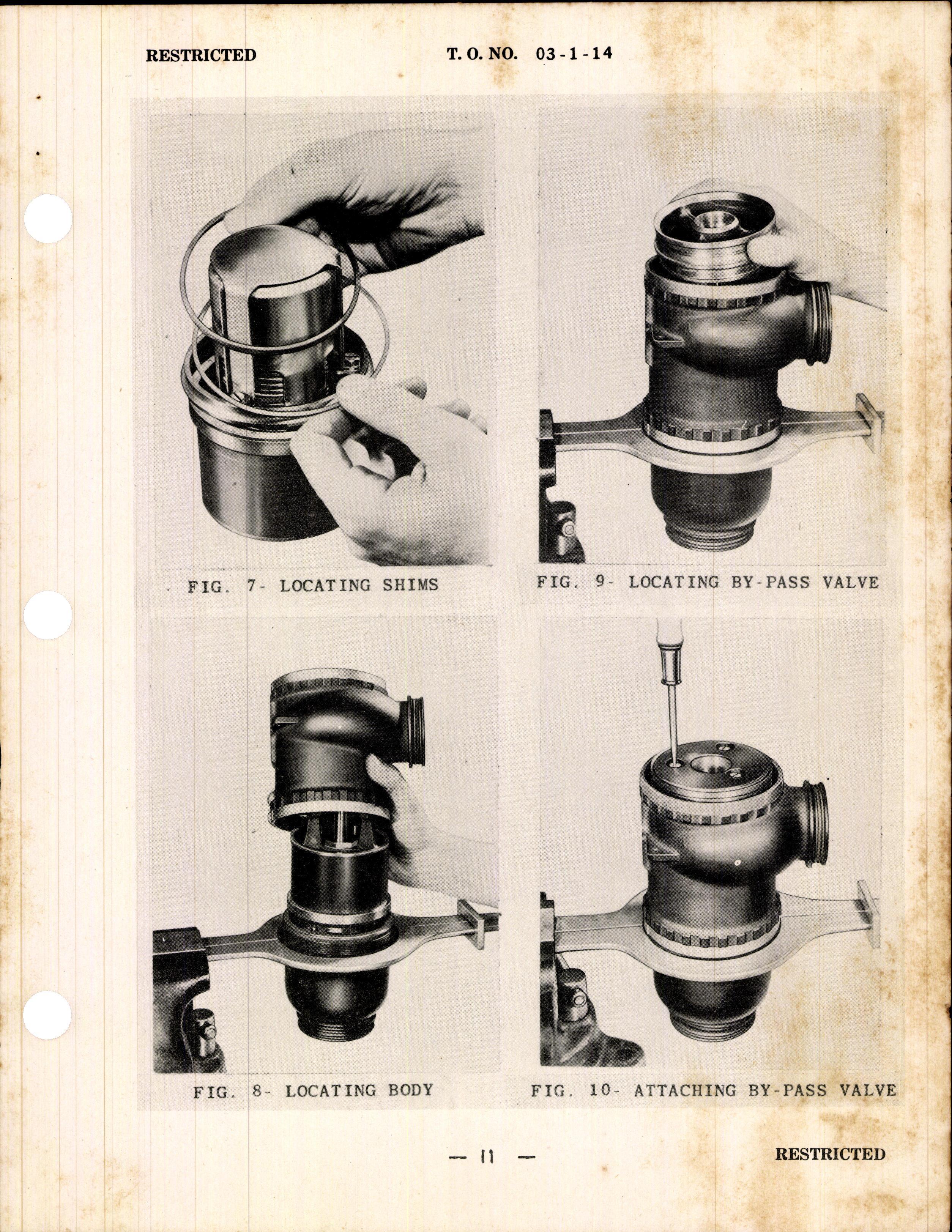 Sample page 13 from AirCorps Library document: Handbook of Instructions with Parts Catalog for the Pressure Coolant Thermostat