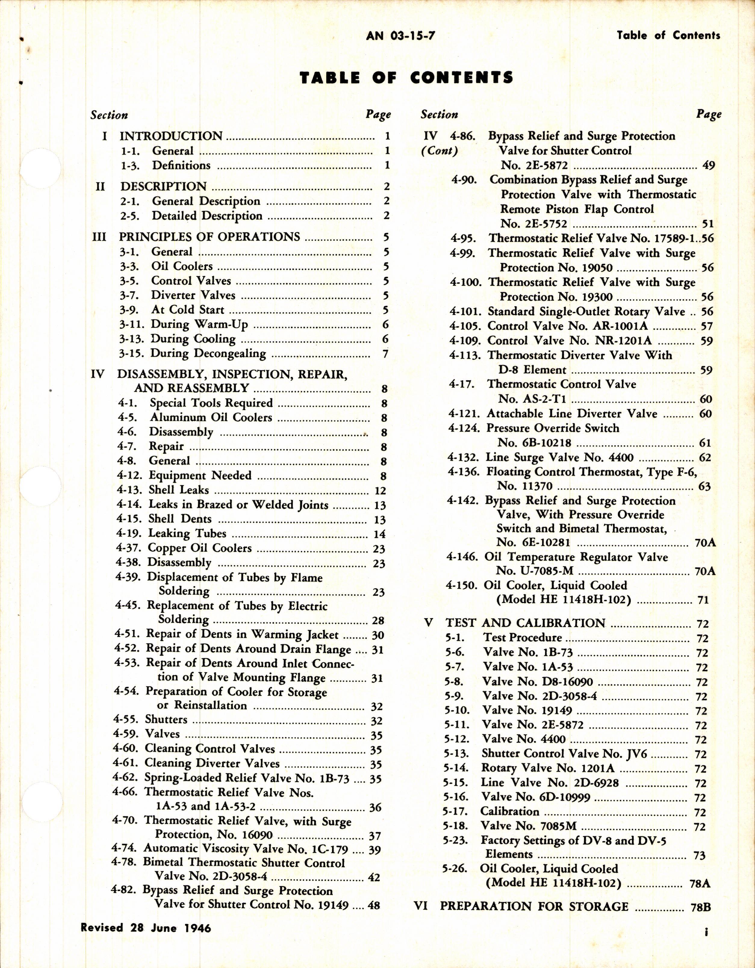 Sample page 3 from AirCorps Library document: Handbook Overhaul Instructions for Oil Coolers and Control Valves