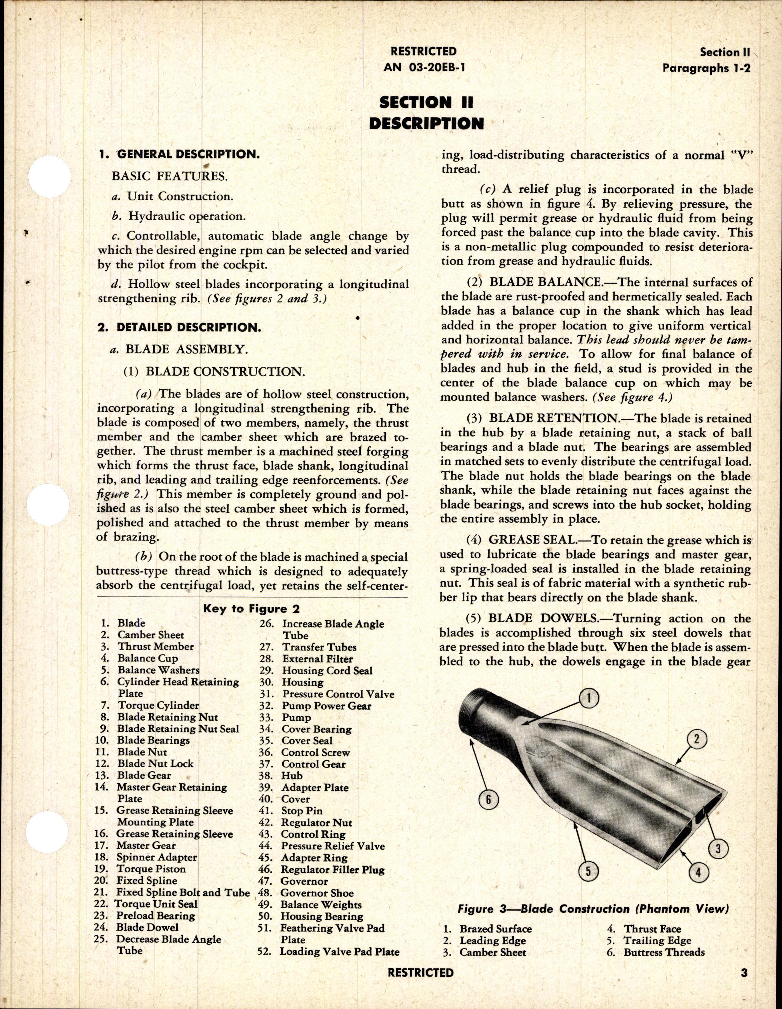 Sample page 7 from AirCorps Library document: Handbook of Instructions with Parts Catalog for Hydraulic Controllable Propellers