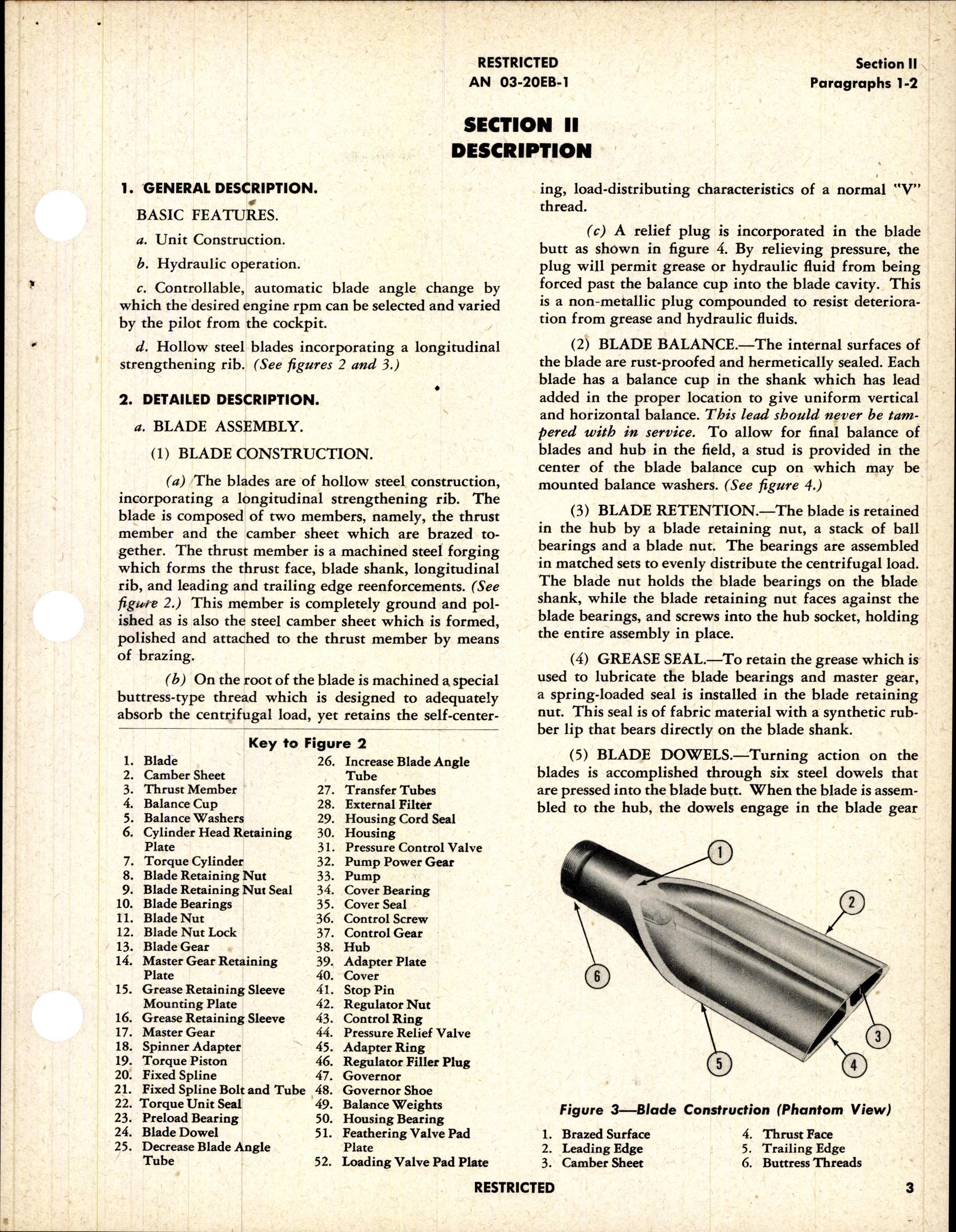 Sample page 7 from AirCorps Library document: Handbook of Instructions with Parts Catalog for Hydraulic Controllable Propellers