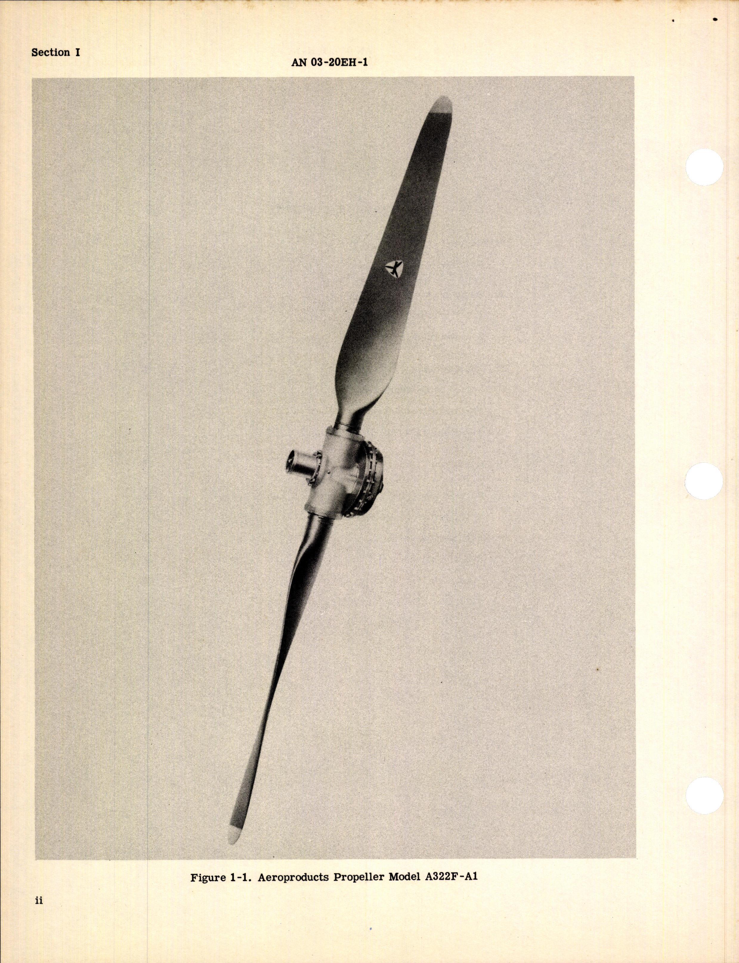Sample page 4 from AirCorps Library document: Operation and Service Instructions for Hydraulic Propeller