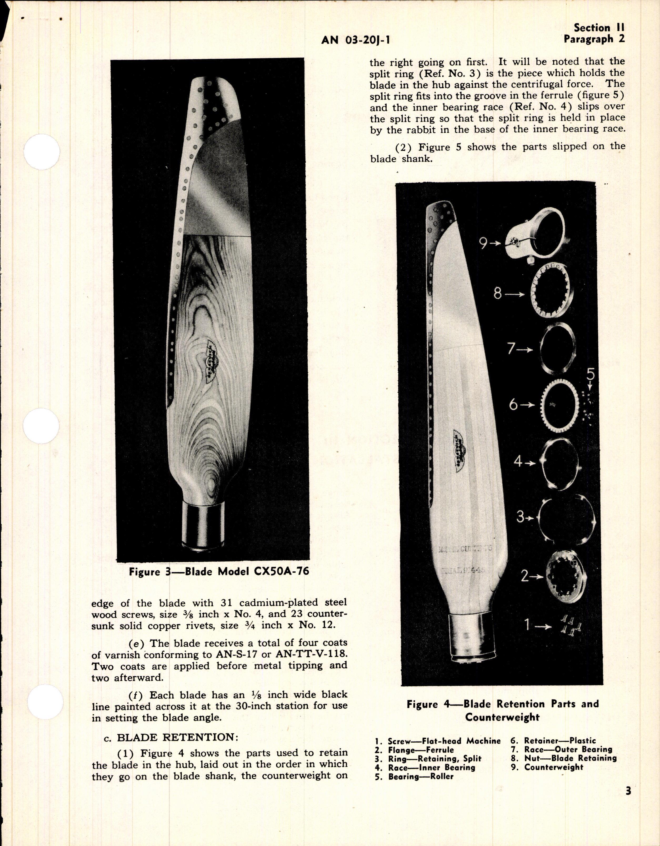 Sample page 7 from AirCorps Library document: Operation, Service, & Overhaul Instructions with Parts Catalog for Controllable Pitch Propeller