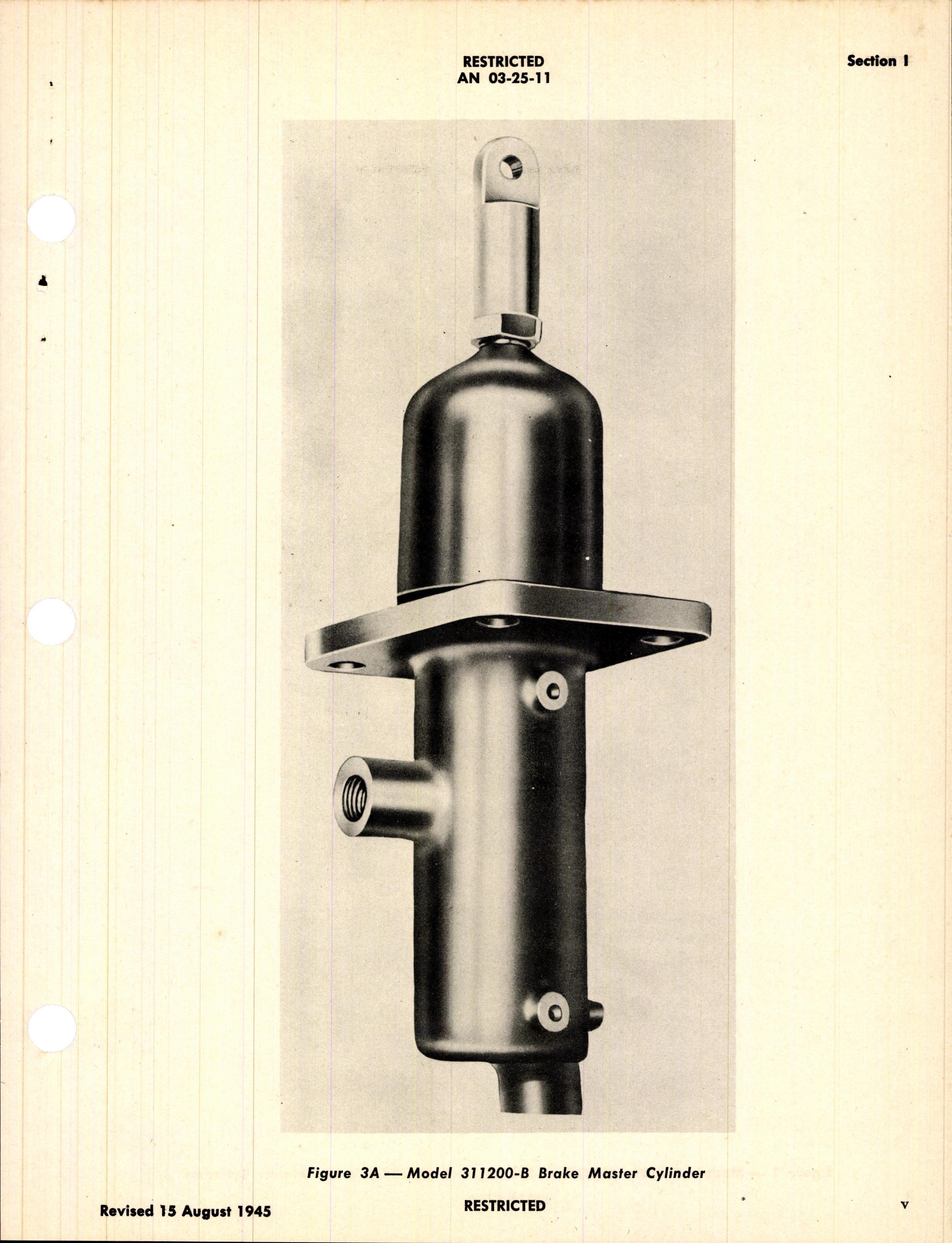 Sample page 7 from AirCorps Library document: Overhaul Instructions with Parts Catalog for Master Brake Cylinders