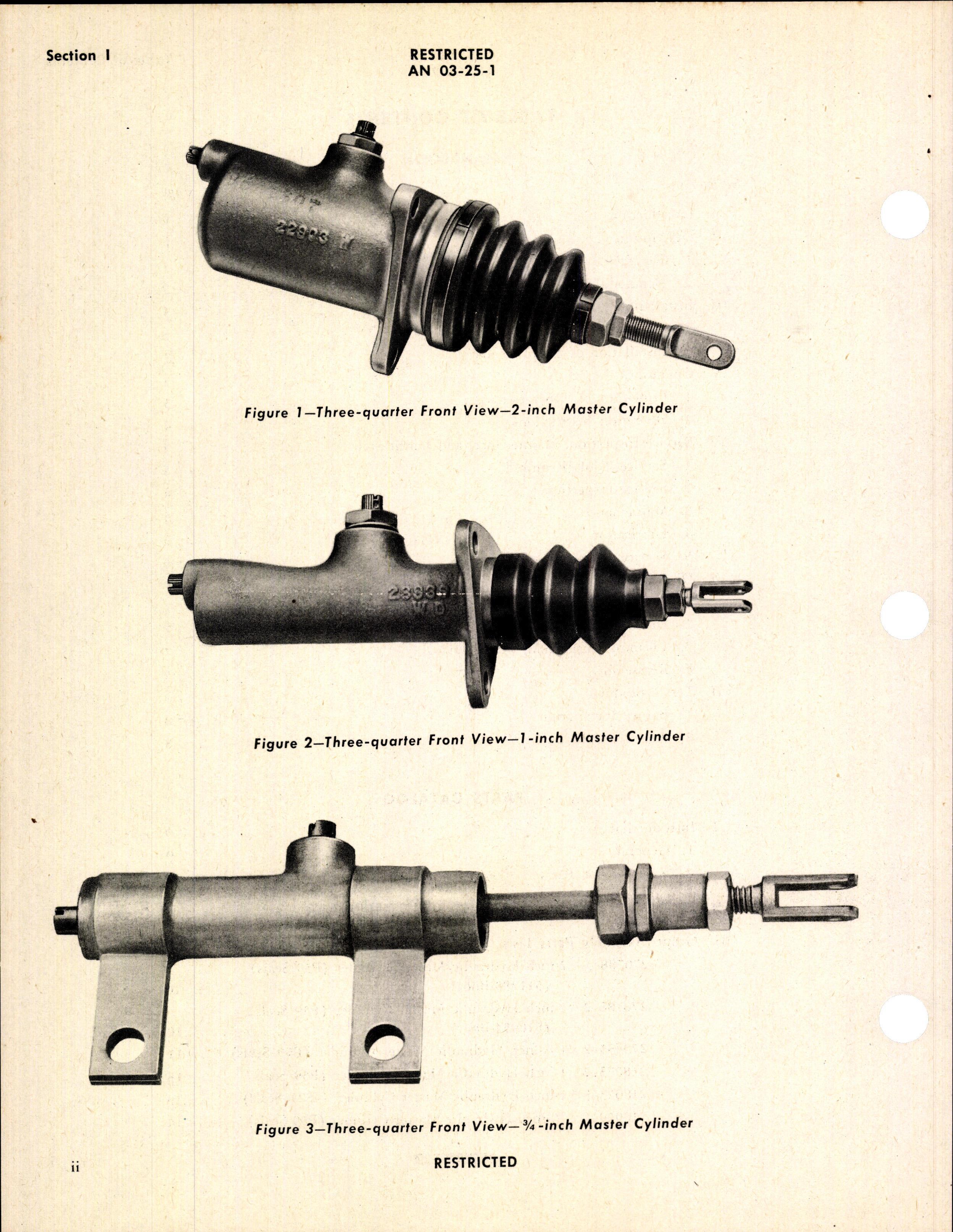 Sample page 4 from AirCorps Library document: Handbook of Instructions with Parts Catalog for Goodyear Master Brake Cylinders