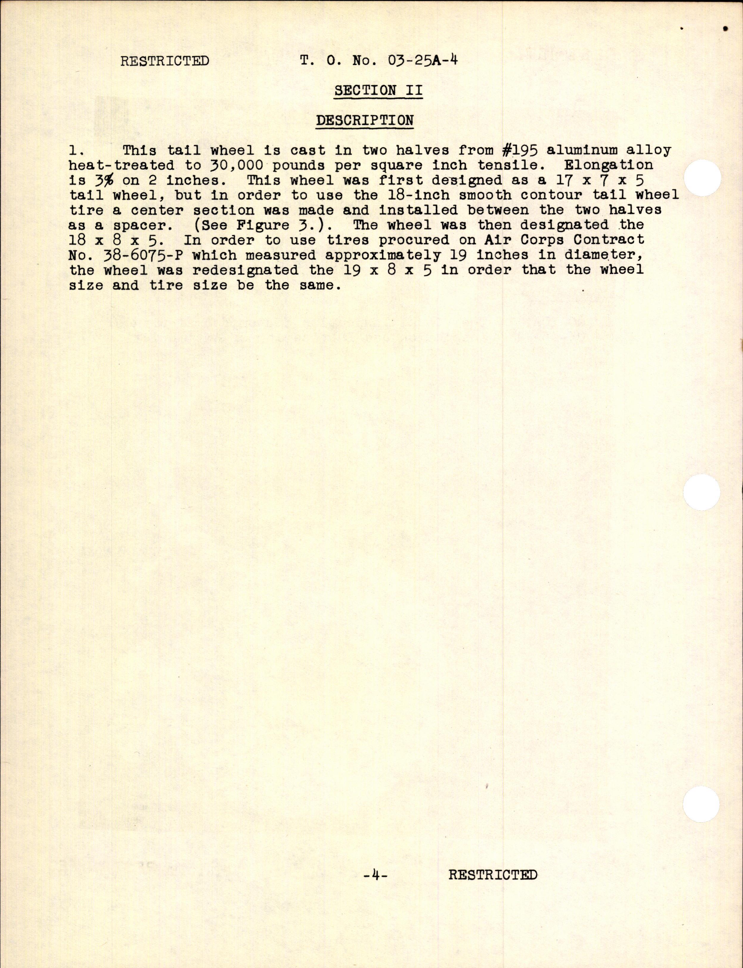 Sample page 6 from AirCorps Library document: Handbook of Instructions with Parts Catalog for Smooth Contour Tail Wheels