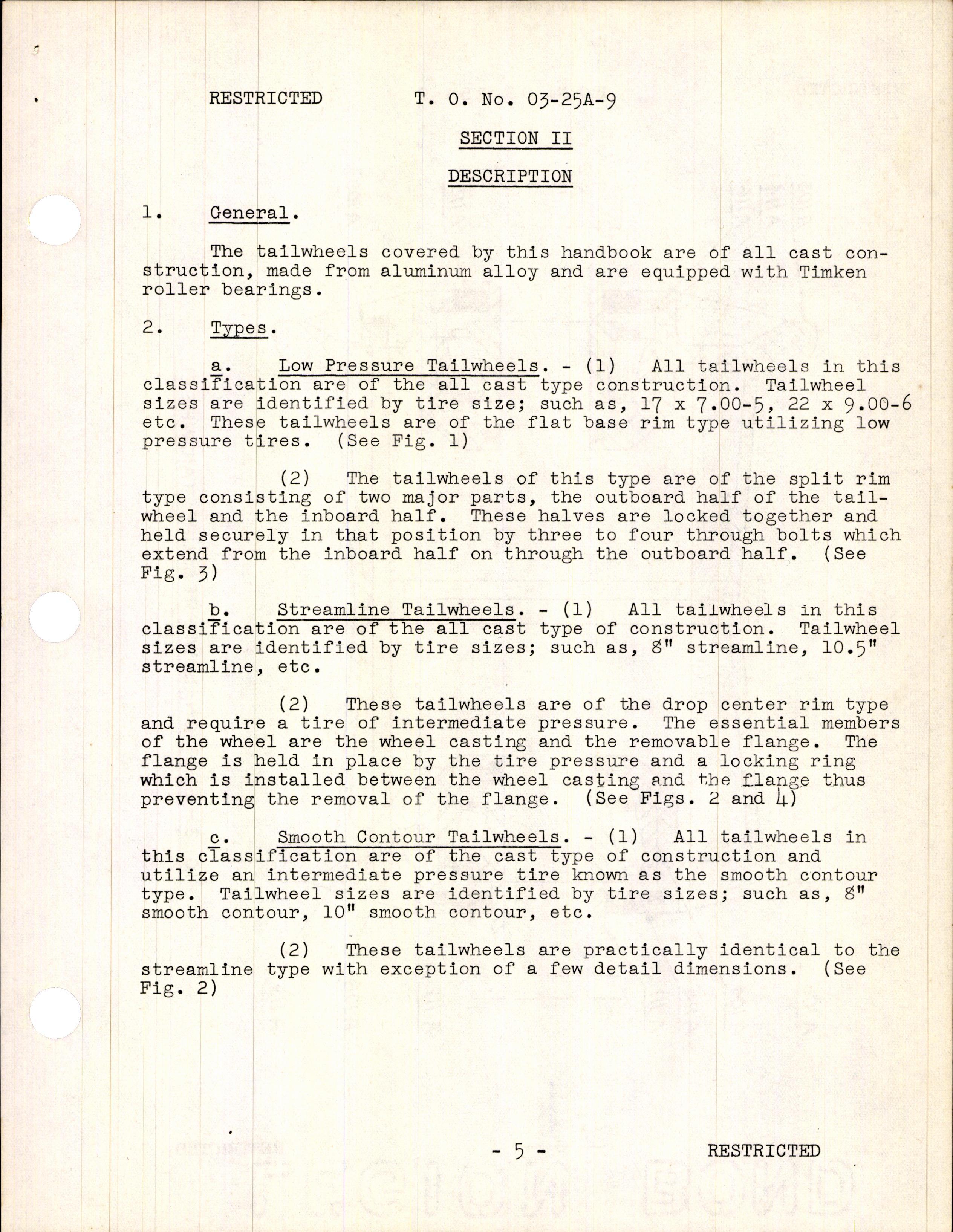 Sample page 7 from AirCorps Library document: Handbook of Instructions with Parts Catalog for Tailwheels