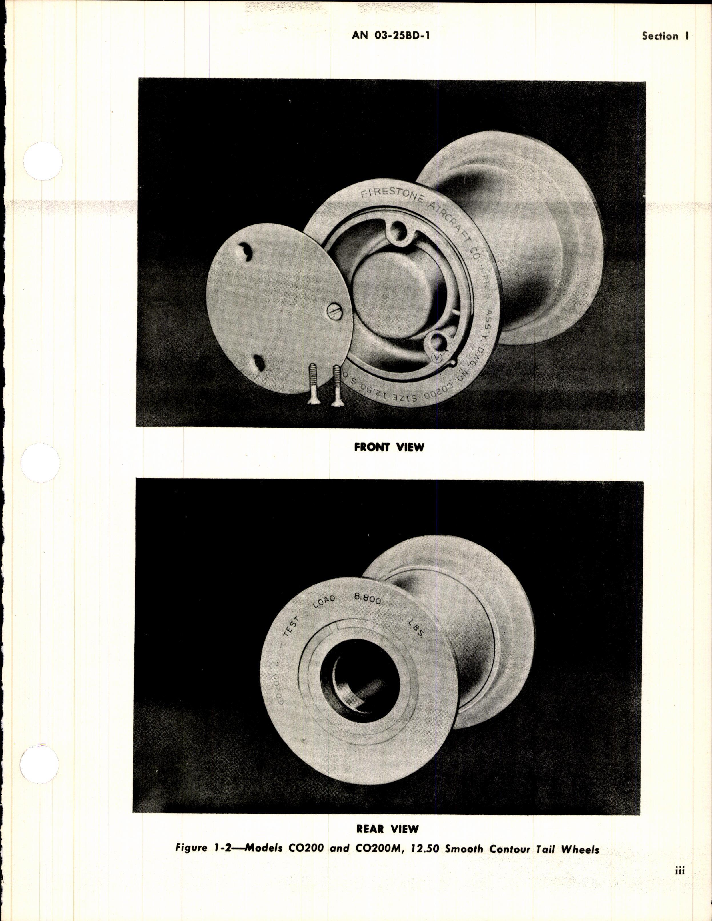 Sample page 5 from AirCorps Library document: Overhaul Instructions for Firestone Tail and Auxiliary Wheels