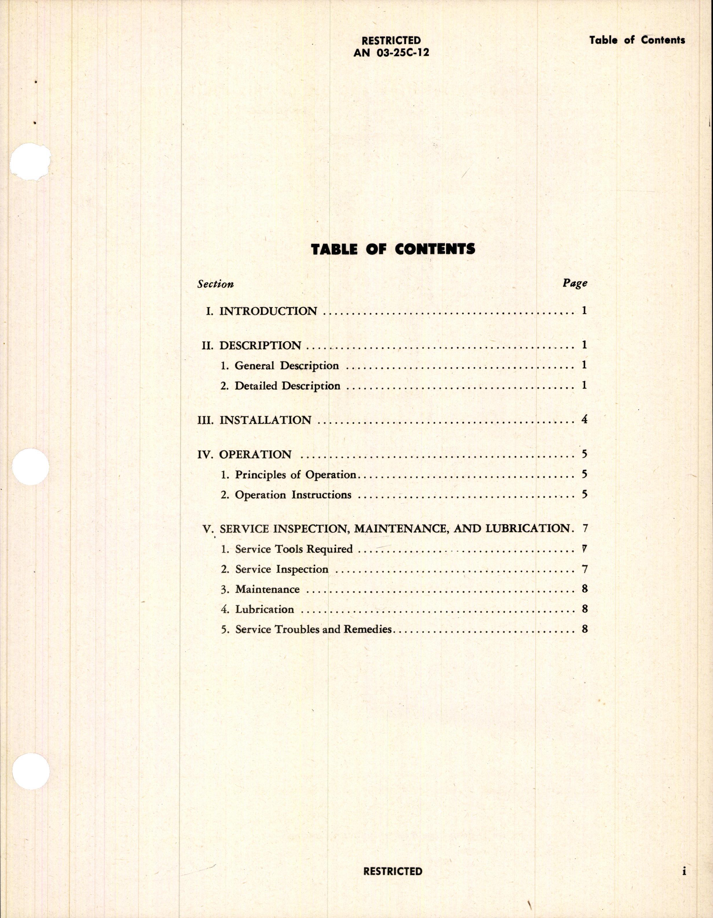 Sample page 3 from AirCorps Library document: Operation & Service Instructions for Bendix Master Brake Cylinders