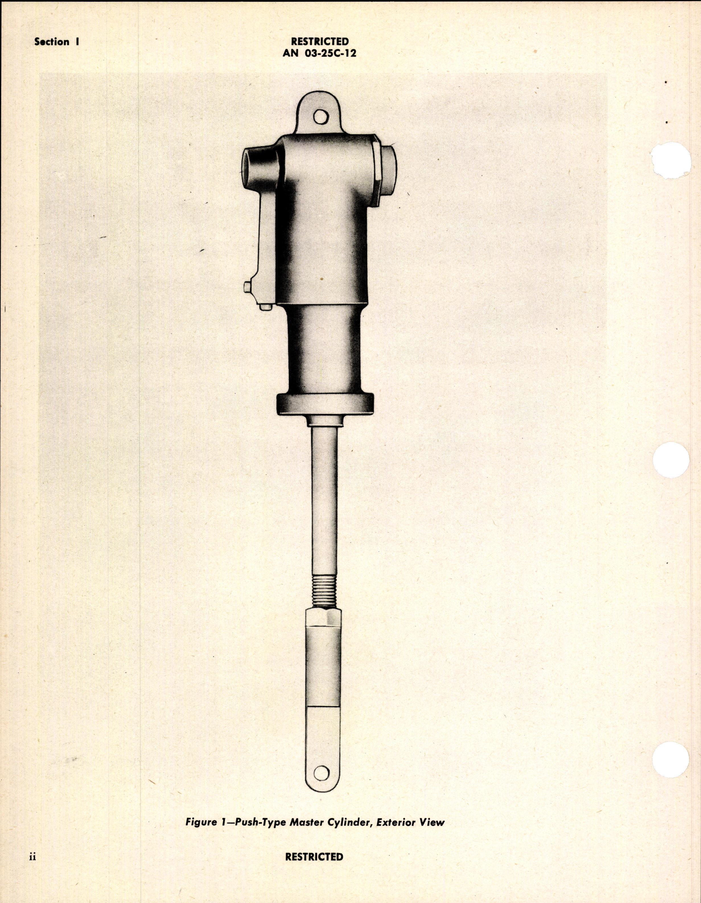Sample page 4 from AirCorps Library document: Operation & Service Instructions for Bendix Master Brake Cylinders