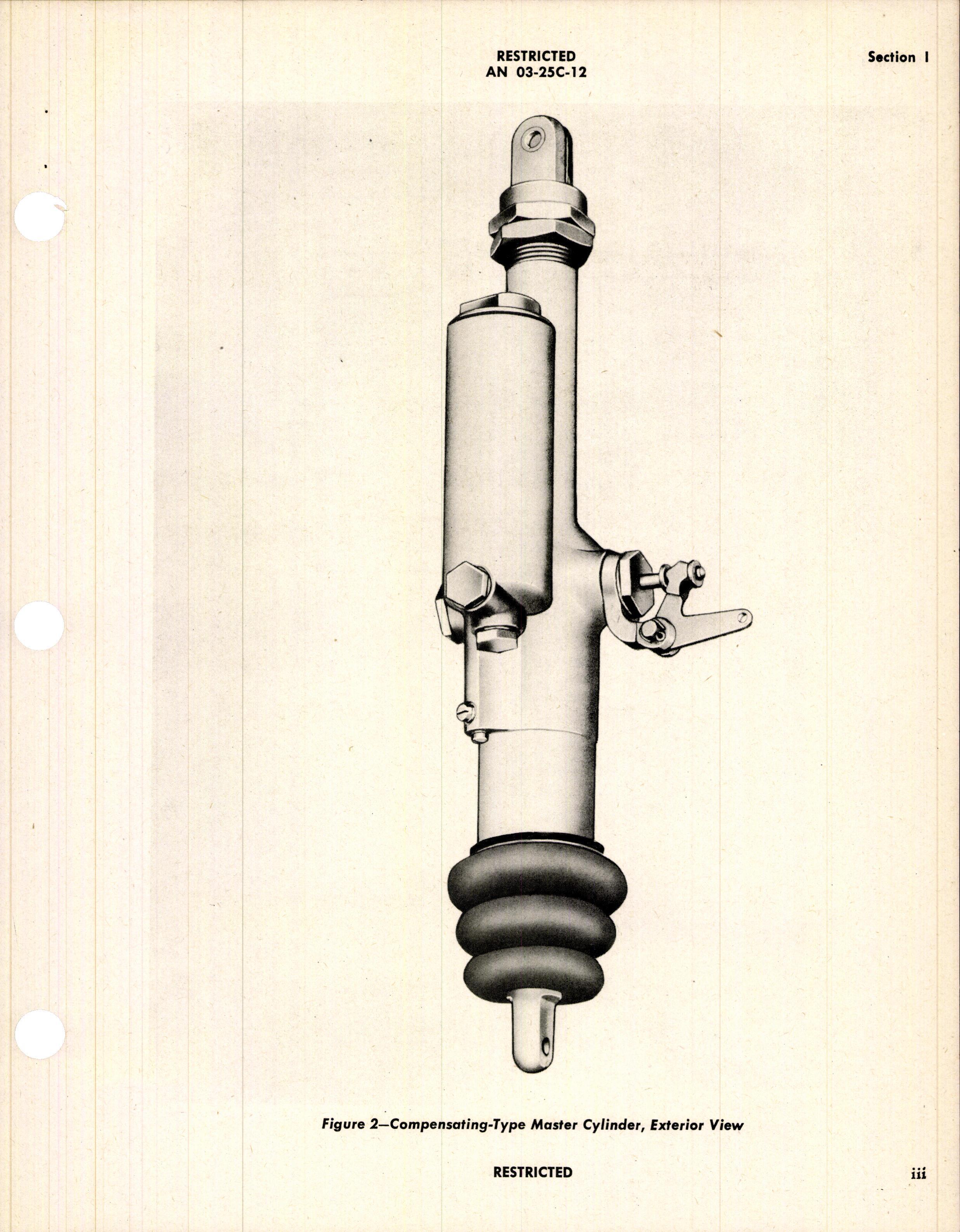 Sample page 5 from AirCorps Library document: Operation & Service Instructions for Bendix Master Brake Cylinders