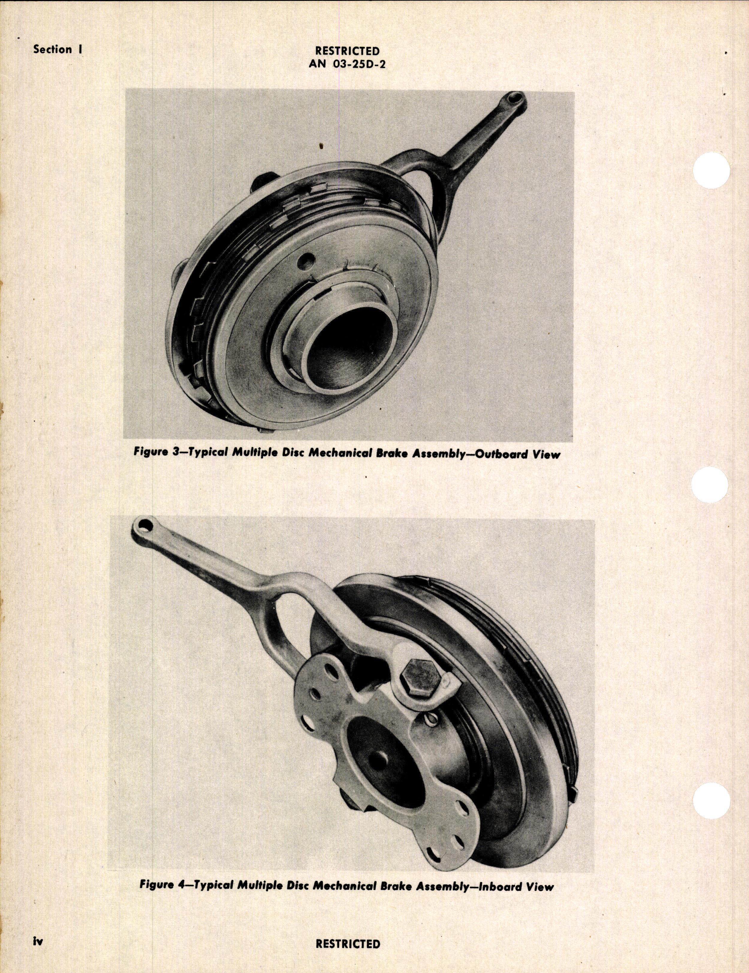 Sample page 6 from AirCorps Library document: Operation, Service, & Overhaul Instructions with Parts Catalog for Goodyear Multiple Disc Brakes
