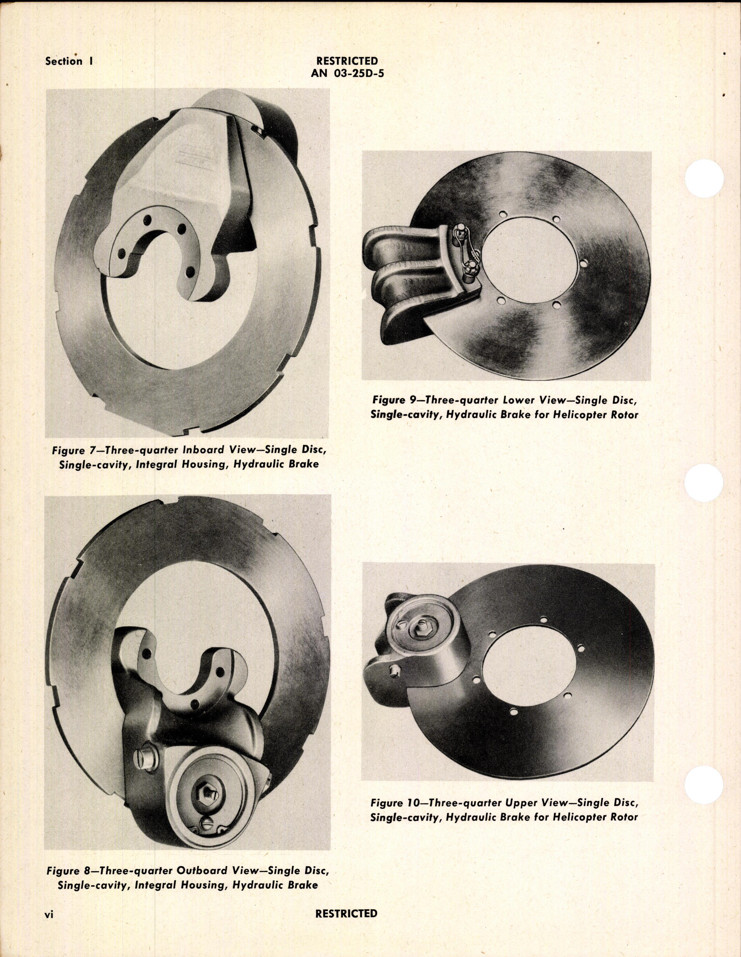 Sample page 8 from AirCorps Library document: Operation, Service, & Overhaul Instructions with Parts Catalog for Goodyear Single Disc Brakes
