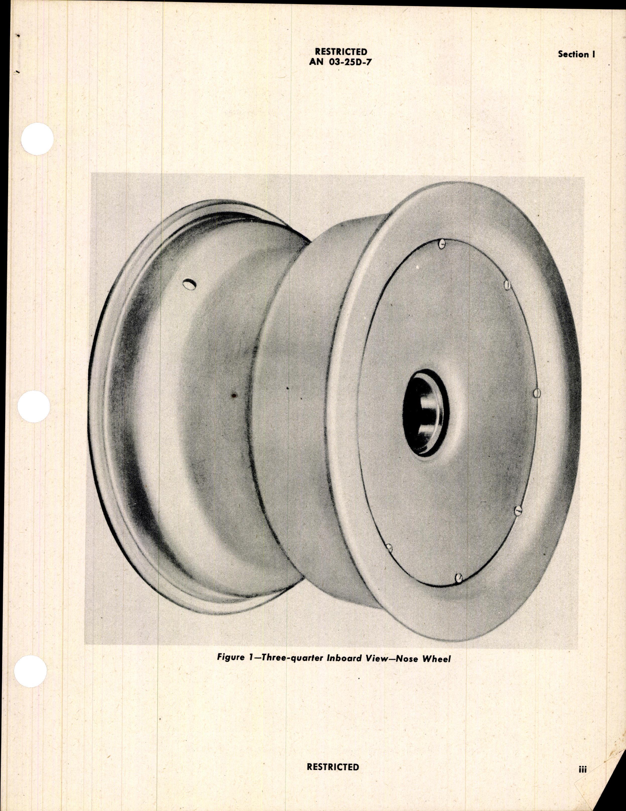 Sample page 5 from AirCorps Library document: Operation, Service, & Overhaul Instructions with Parts Catalog for Goodyear Nose and Tail Wheels