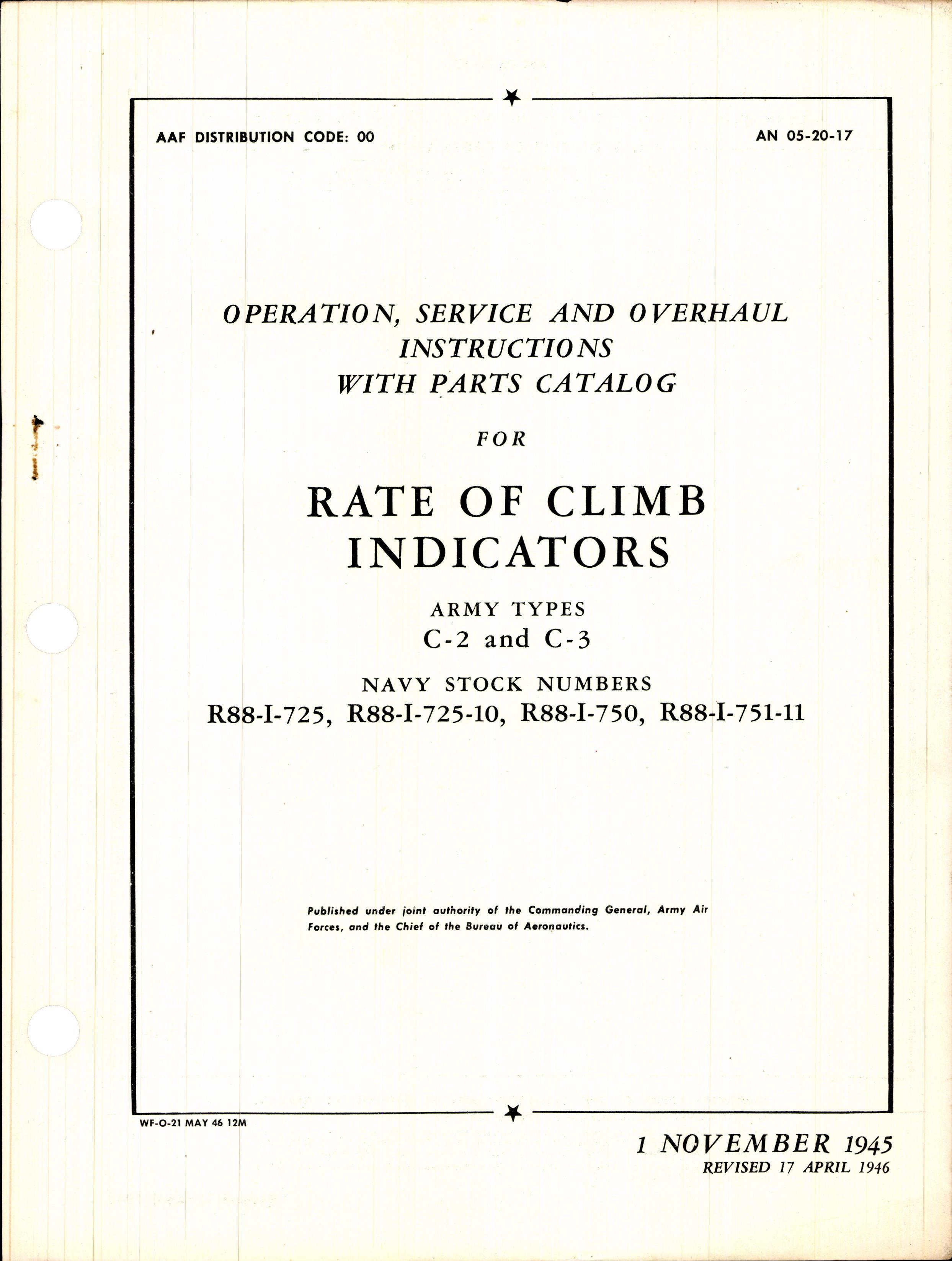Sample page 3 from AirCorps Library document: Operation, Service, & Overhaul Instructions with Parts Catalog for Type C-2 and C-3 Rate of Climb Indicators