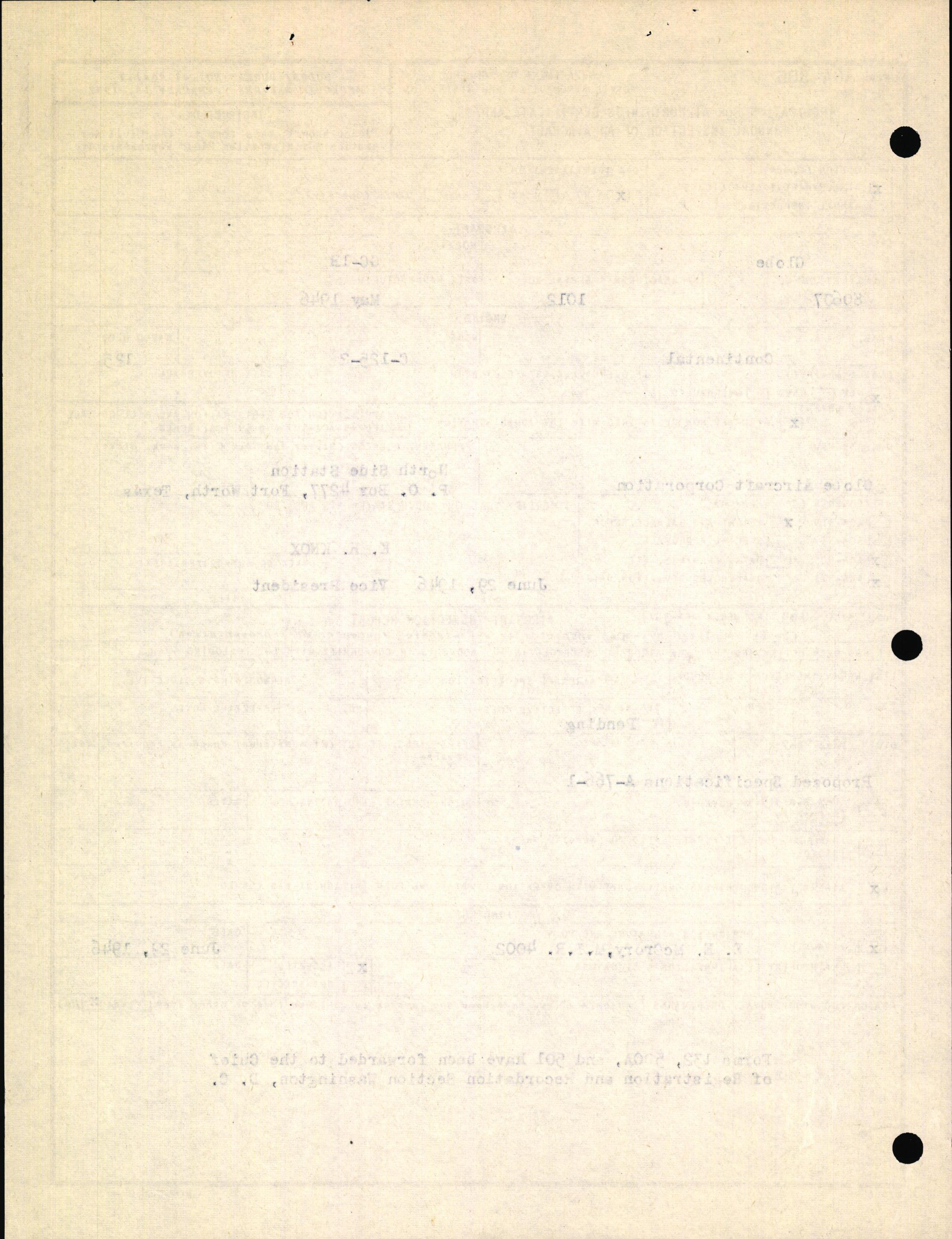 Sample page 6 from AirCorps Library document: Technical Information for Serial Number 1012