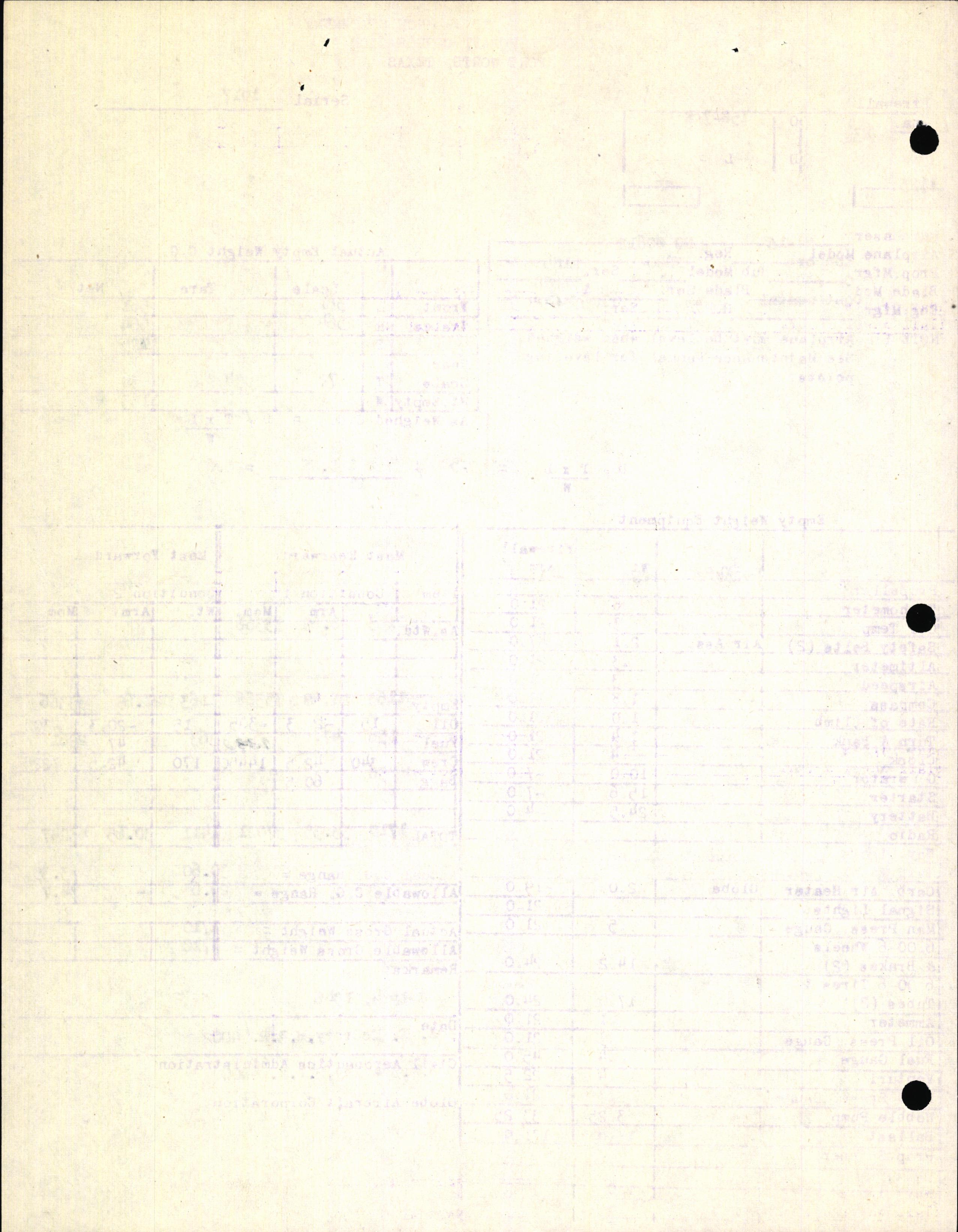 Sample page 6 from AirCorps Library document: Technical Information for Serial Number 1017