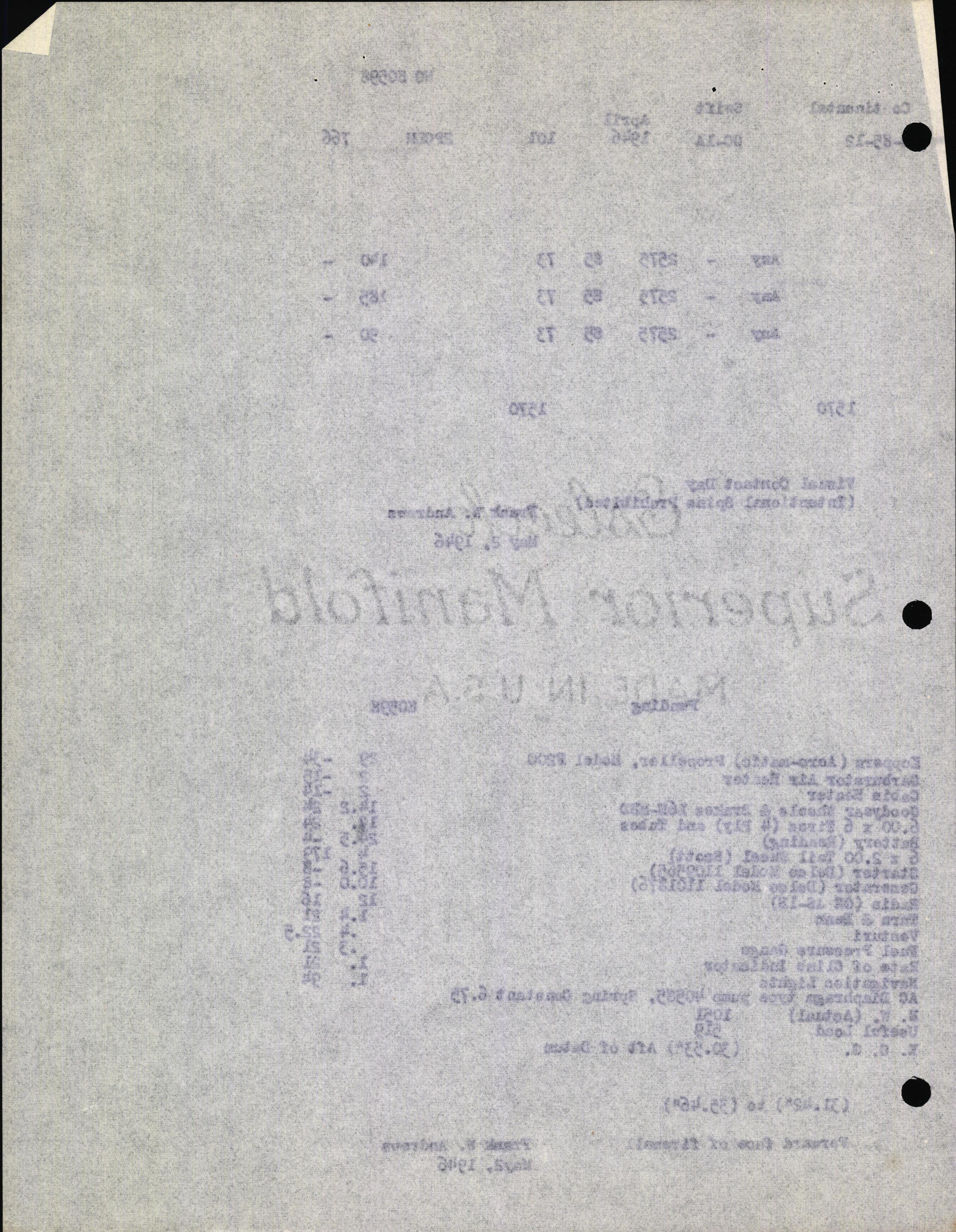 Sample page 10 from AirCorps Library document: Technical Information for Serial Number 101