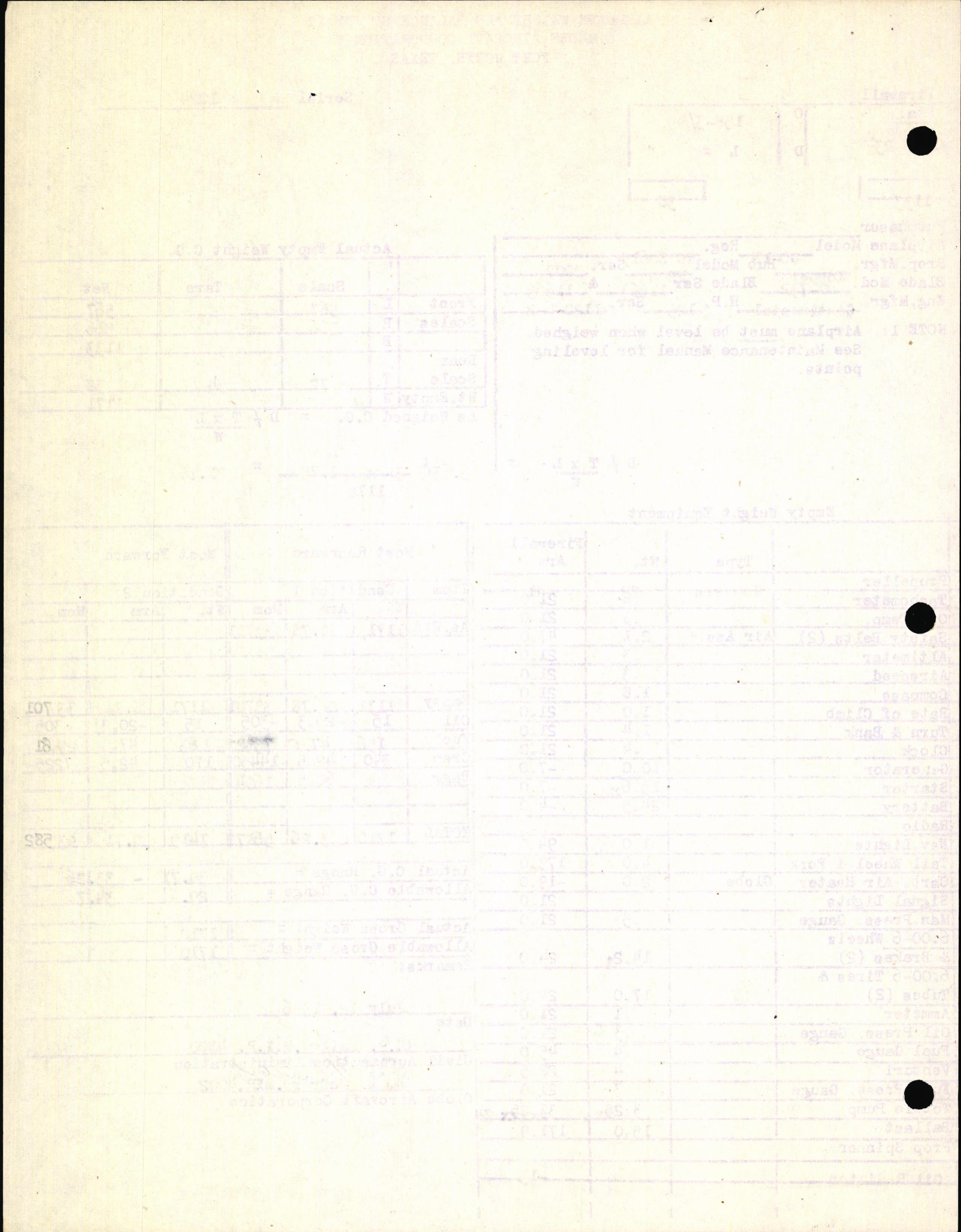 Sample page 6 from AirCorps Library document: Technical Information for Serial Number 1024