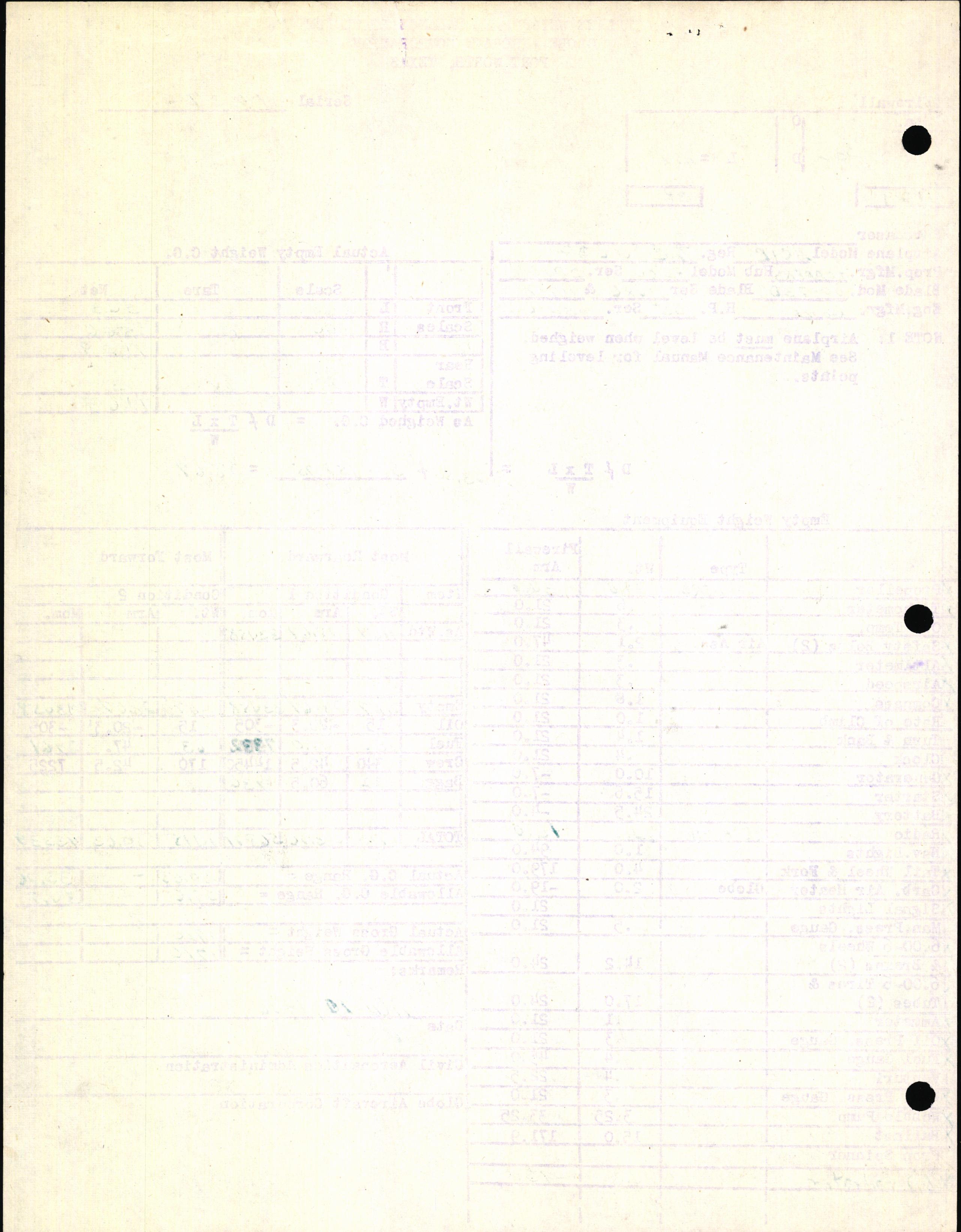 Sample page 6 from AirCorps Library document: Technical Information for Serial Number 1037