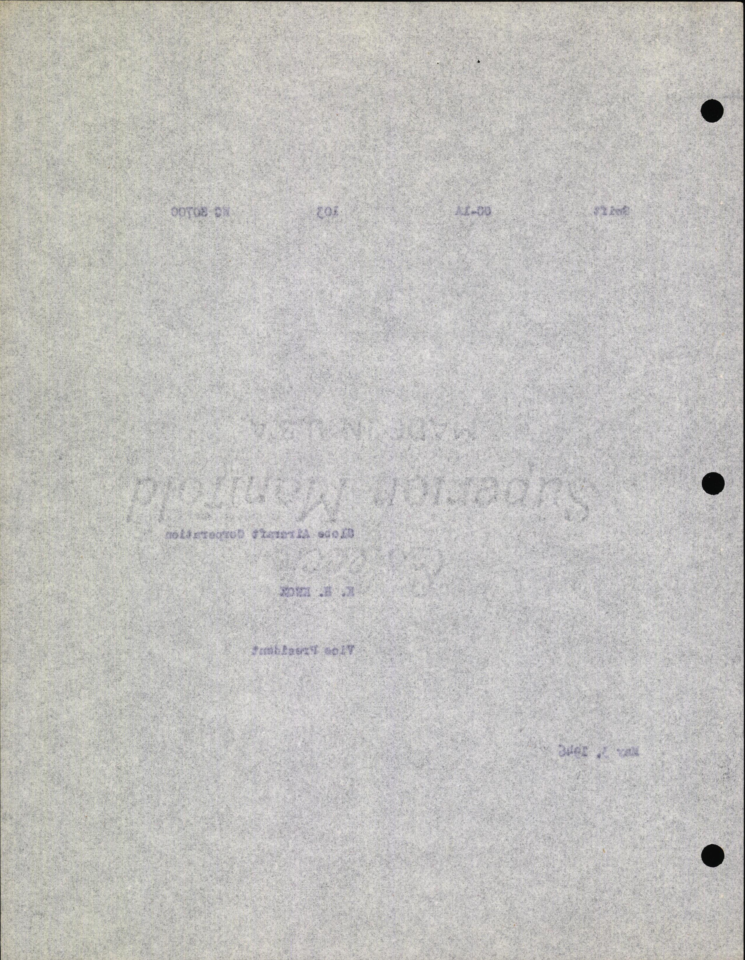 Sample page 12 from AirCorps Library document: Technical Information for Serial Number 103