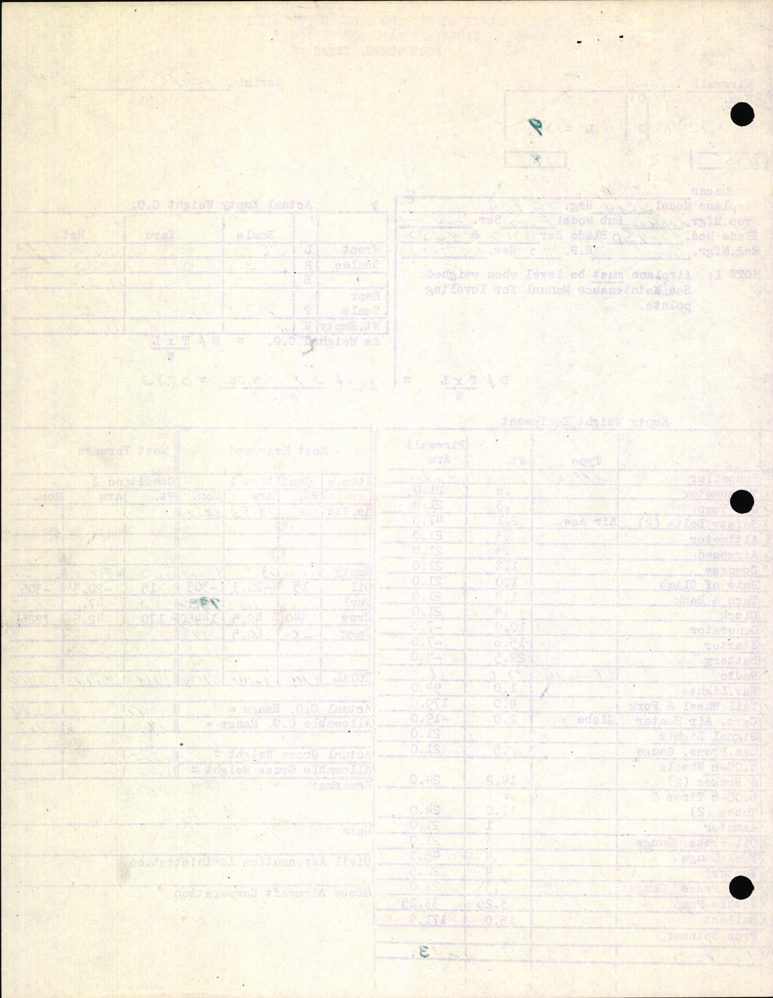 Sample page 6 from AirCorps Library document: Technical Information for Serial Number 1040