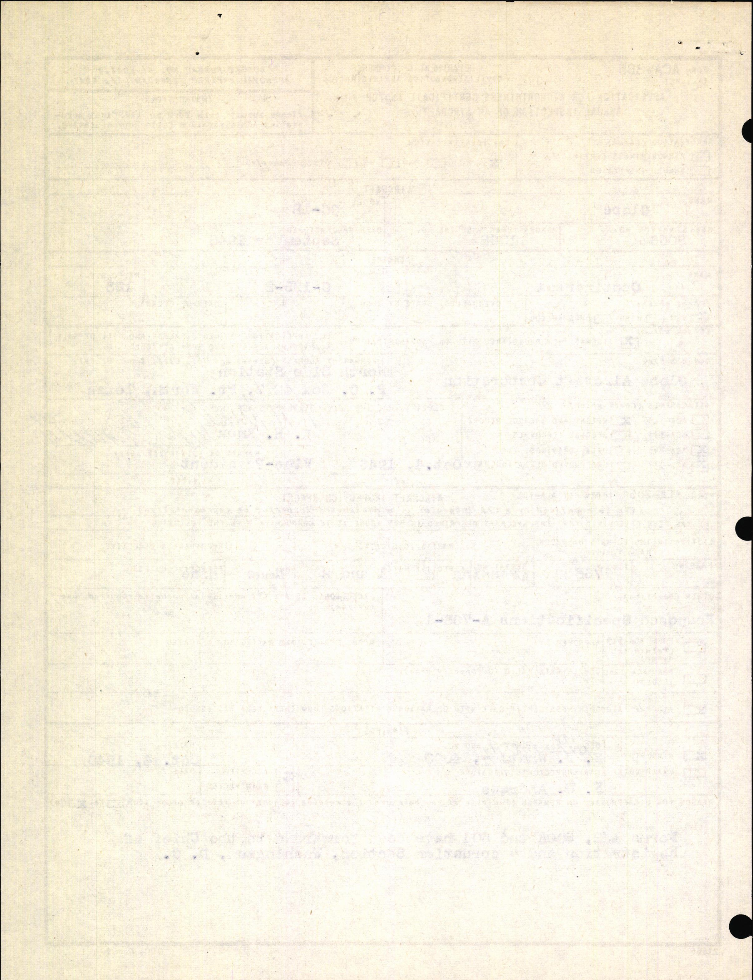 Sample page 4 from AirCorps Library document: Technical Information for Serial Number 1068