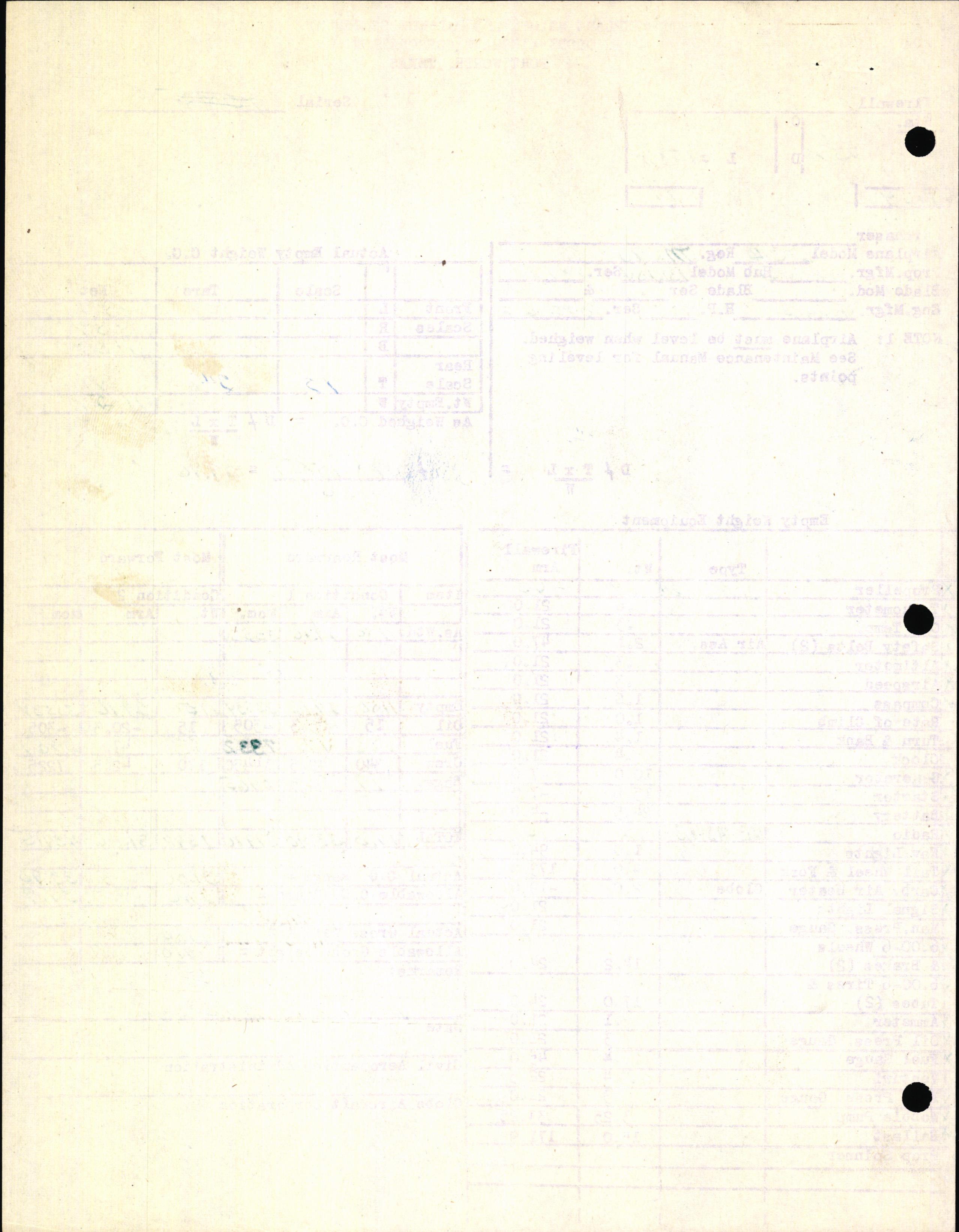 Sample page 6 from AirCorps Library document: Technical Information for Serial Number 1086