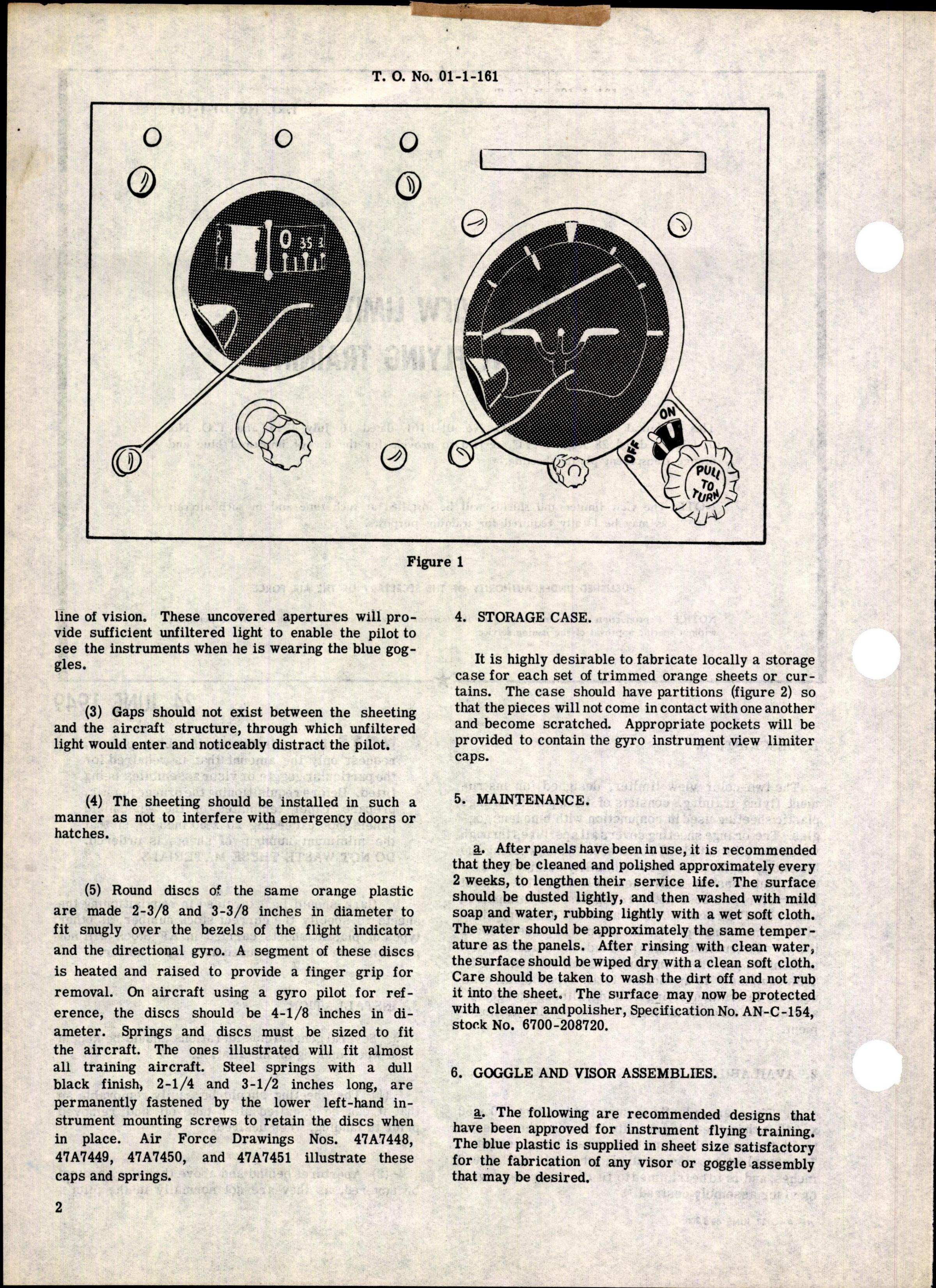 Sample page 2 from AirCorps Library document: Two Color View Limiter for Instrument Flying Training