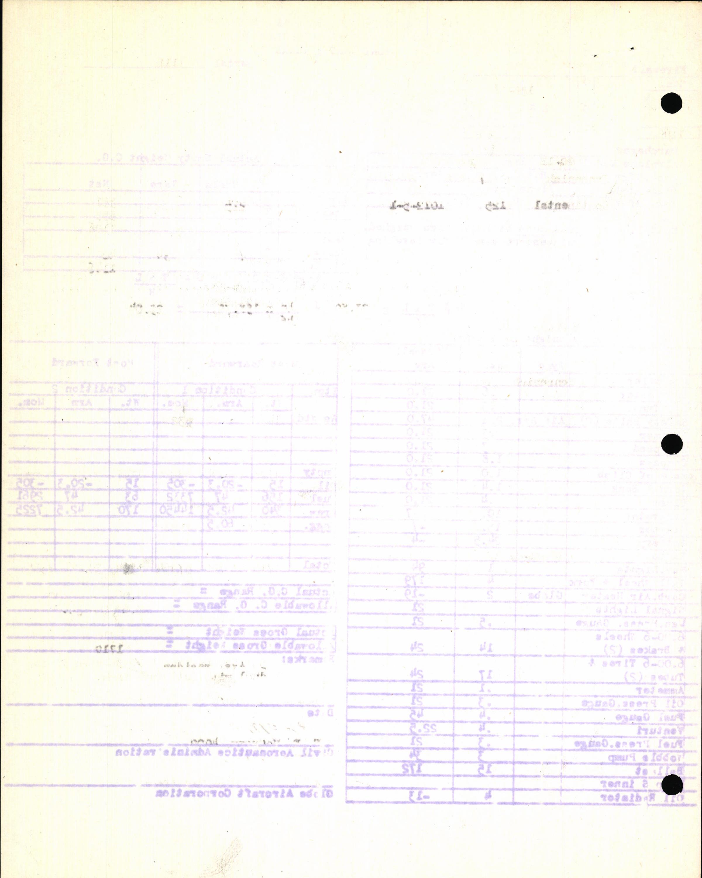 Sample page 6 from AirCorps Library document: Technical Information for Serial Number 1116
