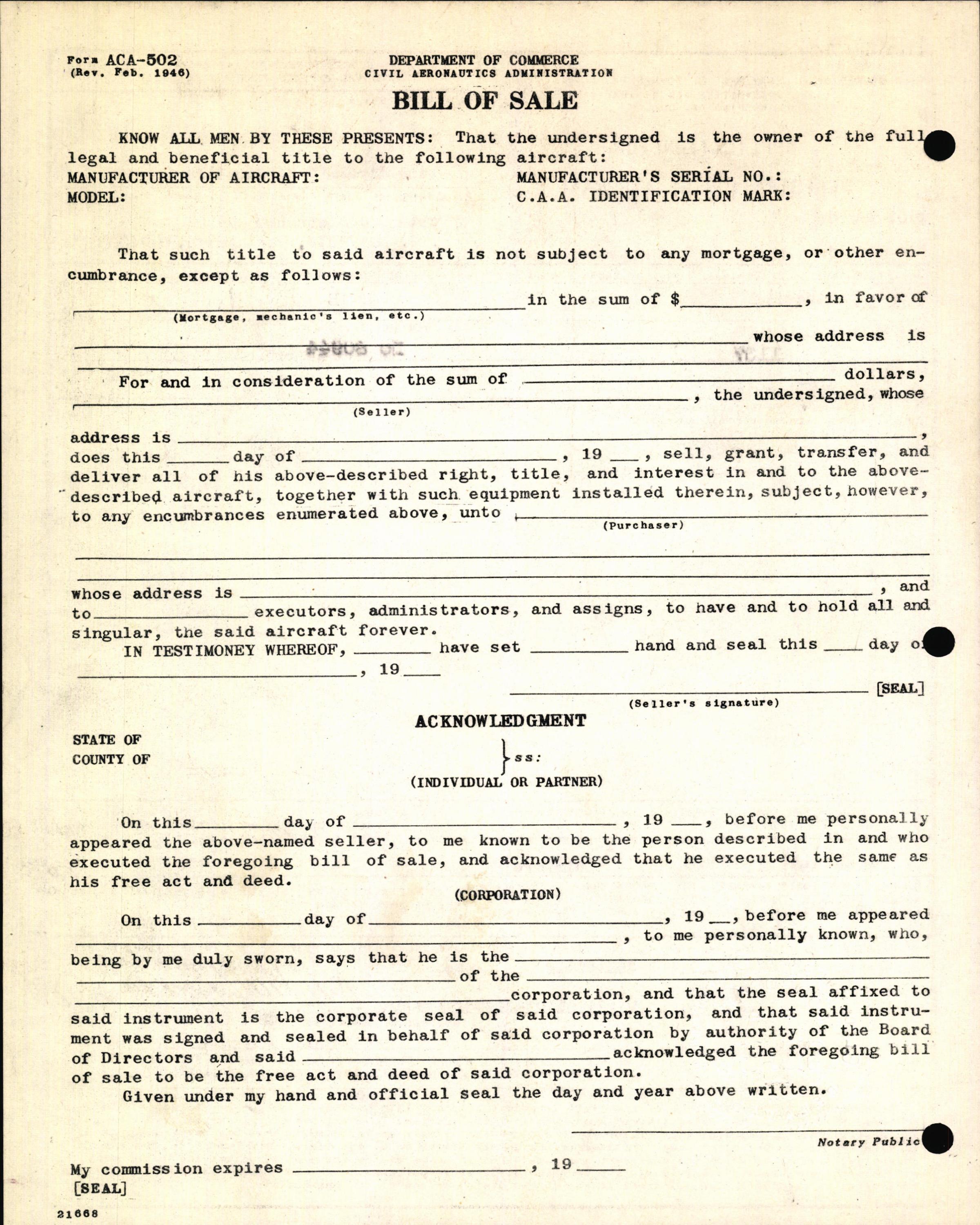 Sample page 4 from AirCorps Library document: Technical Information for Serial Number 1137