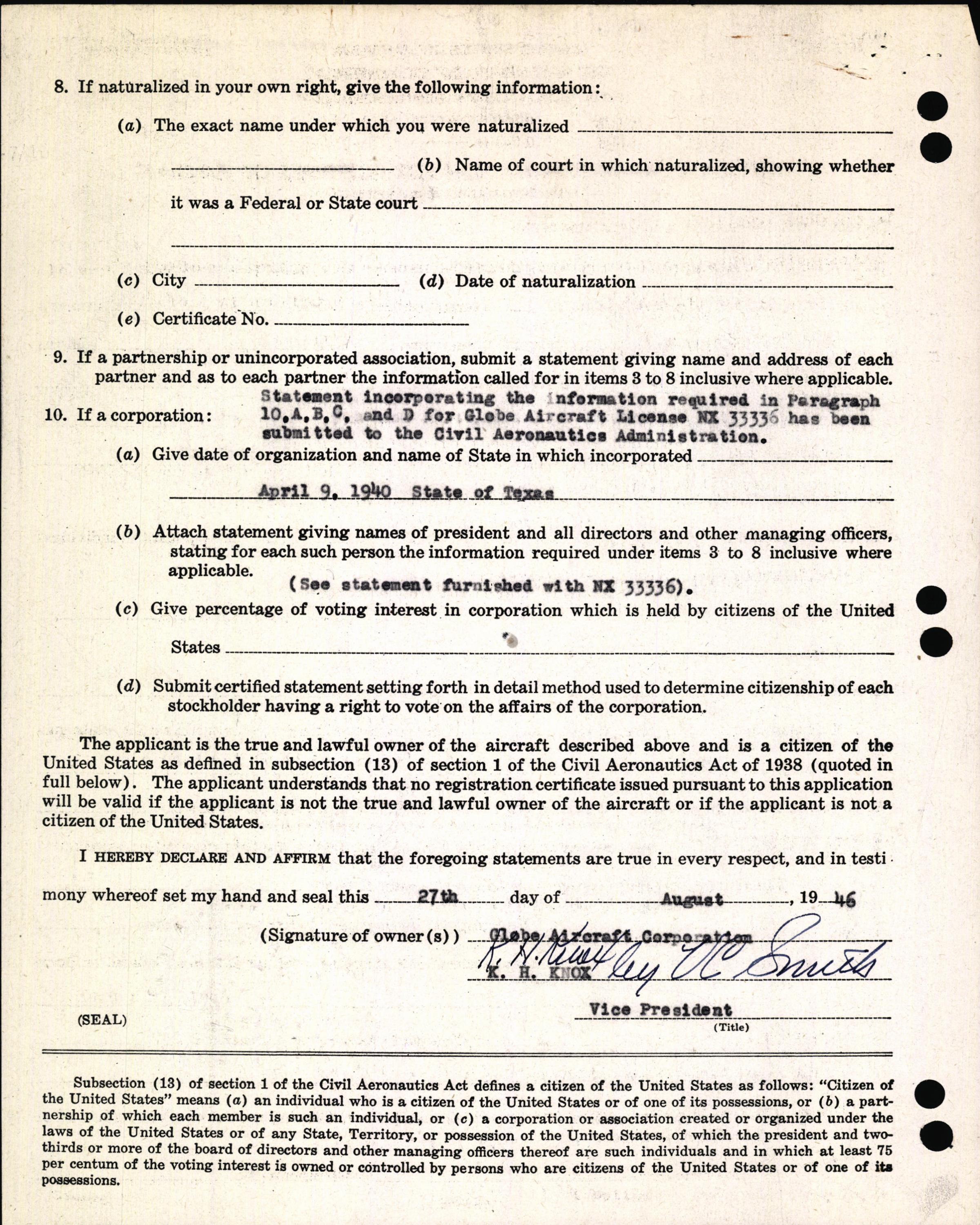 Sample page 4 from AirCorps Library document: Technical Information for Serial Number 1157