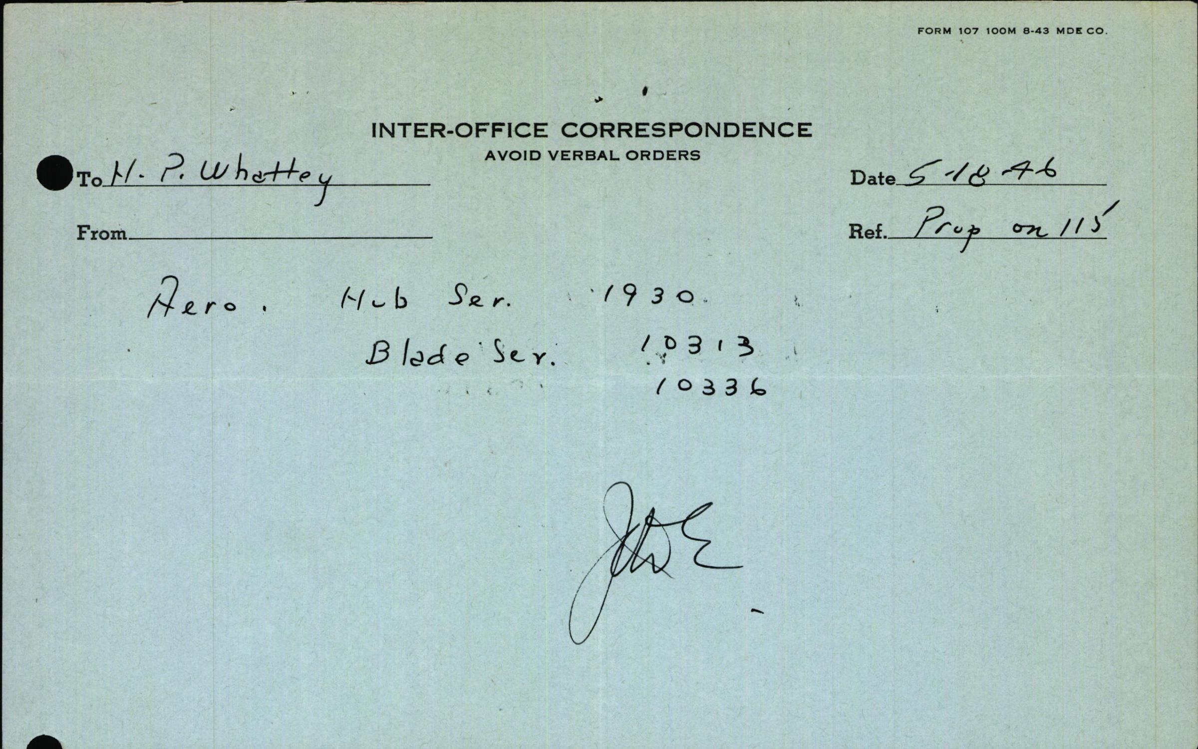 Sample page 11 from AirCorps Library document: Technical Information for Serial Number 115