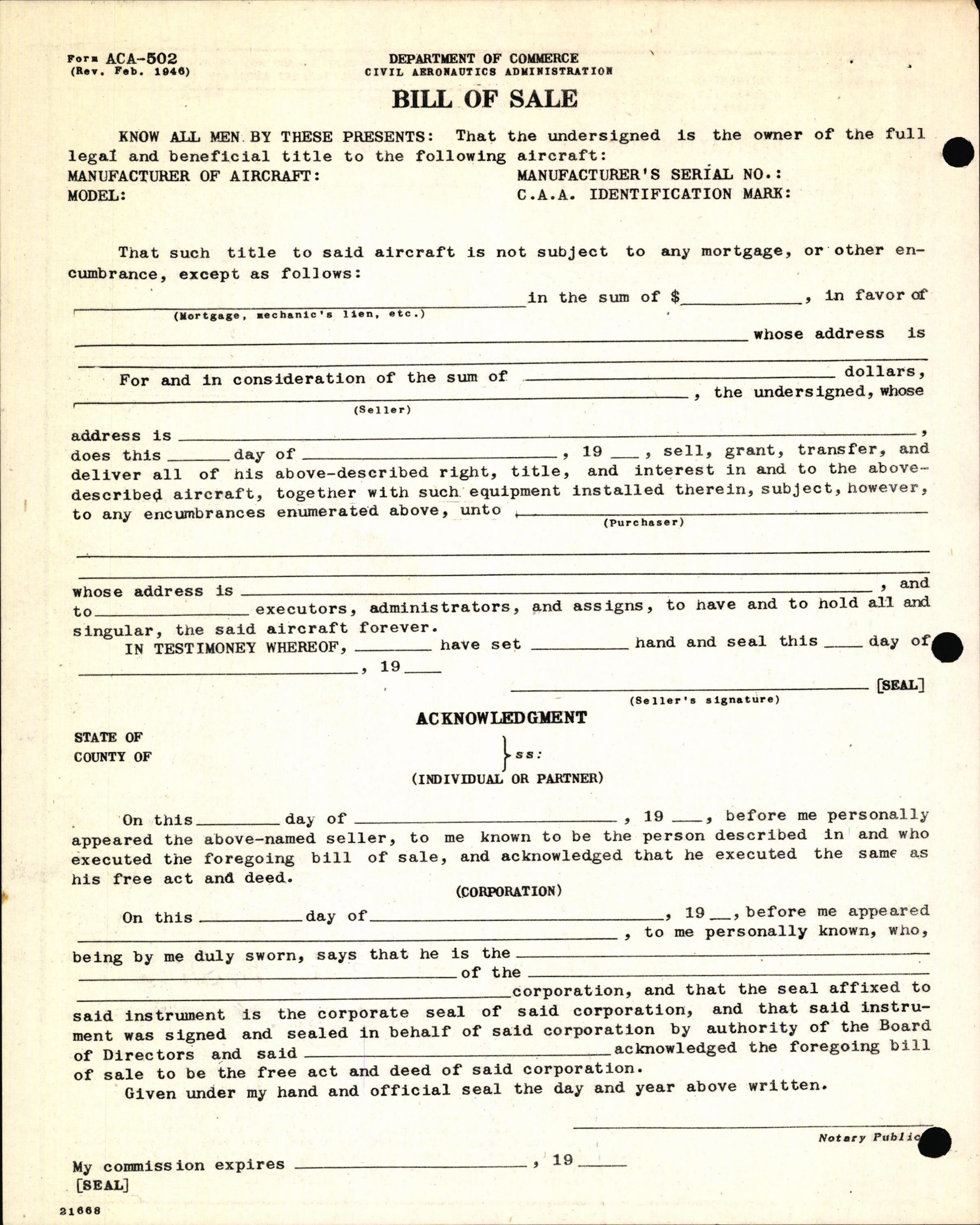 Sample page 4 from AirCorps Library document: Technical Information for Serial Number 1163