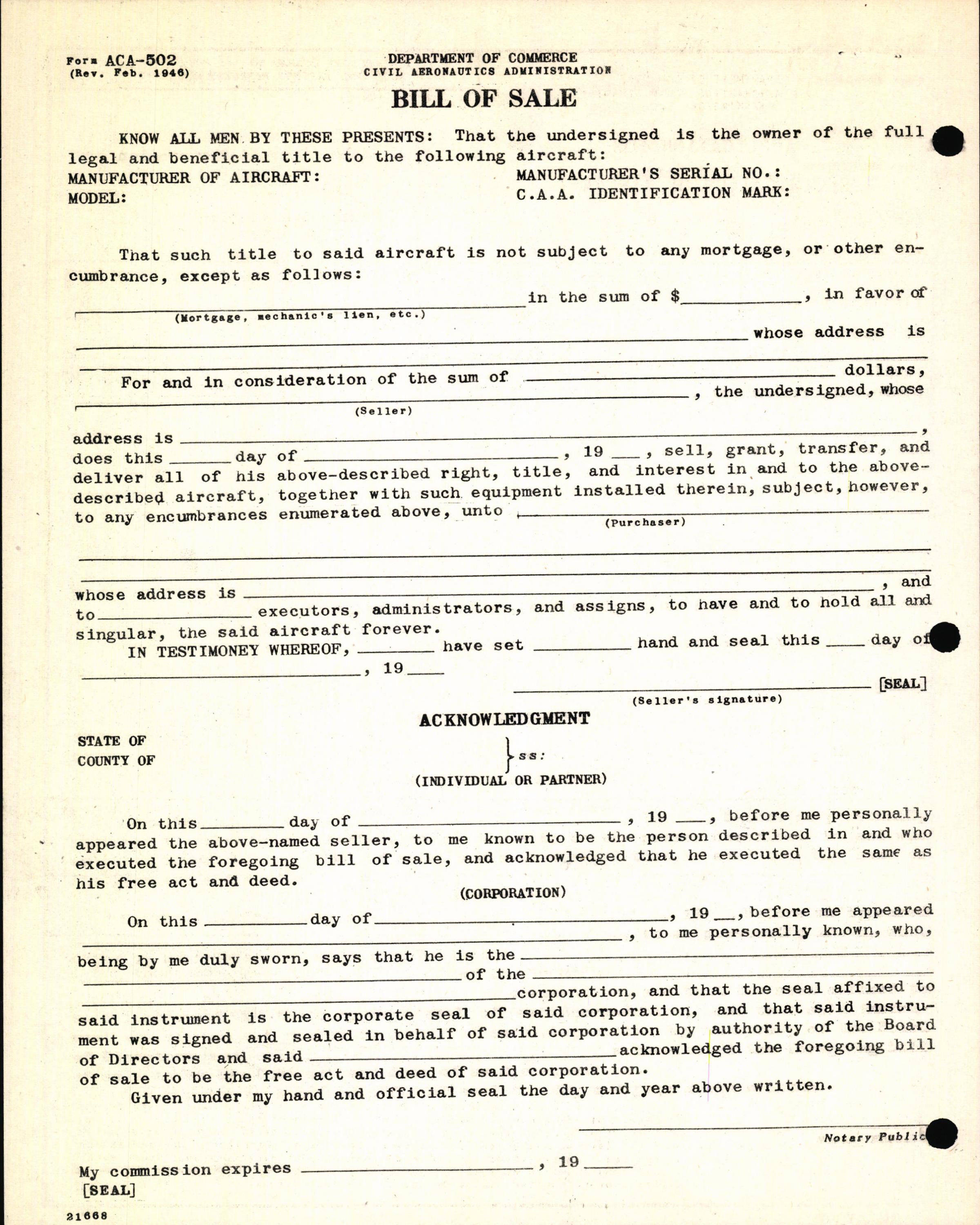 Sample page 4 from AirCorps Library document: Technical Information for Serial Number 1164