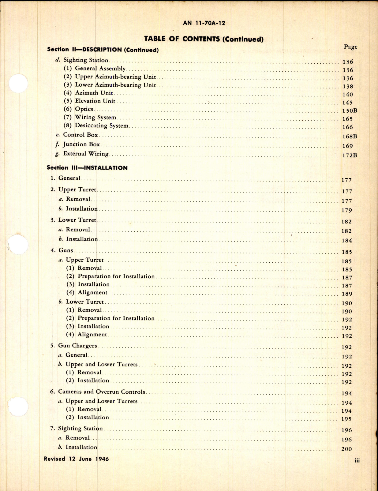 Sample page 7 from AirCorps Library document: Operation & Service Instructions for Remote Control Turret System for A-26