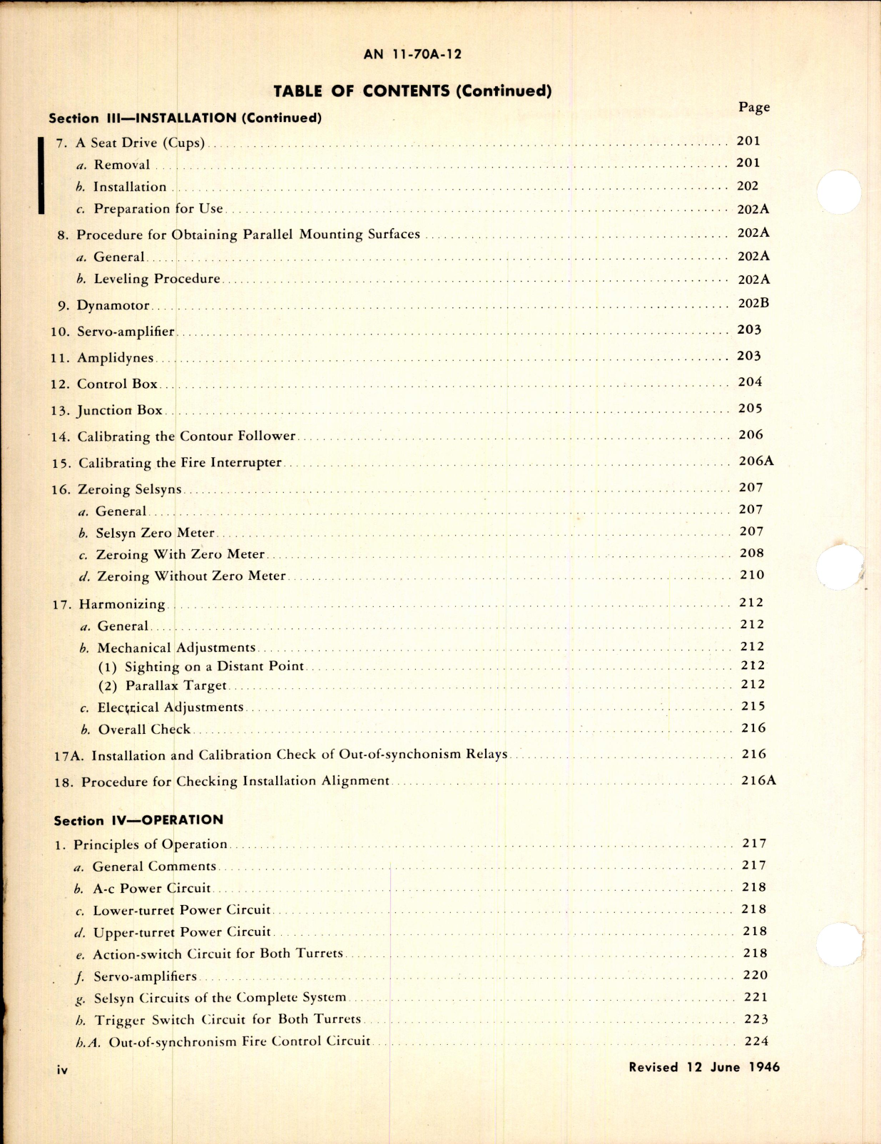 Sample page 8 from AirCorps Library document: Operation & Service Instructions for Remote Control Turret System for A-26