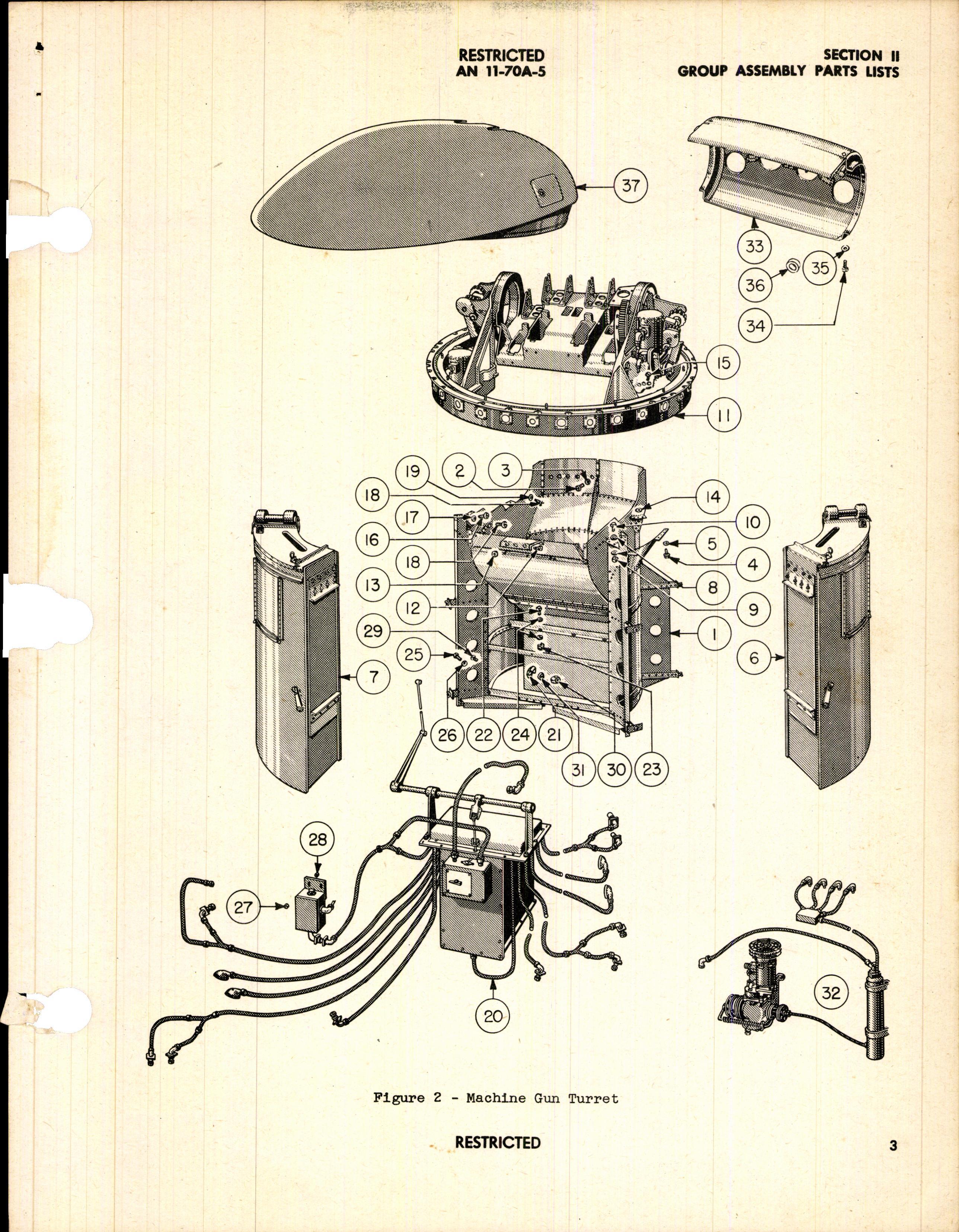 Sample page 7 from AirCorps Library document: Parts Catalog for Central-Station Fire-Control System for P-61 Aircraft