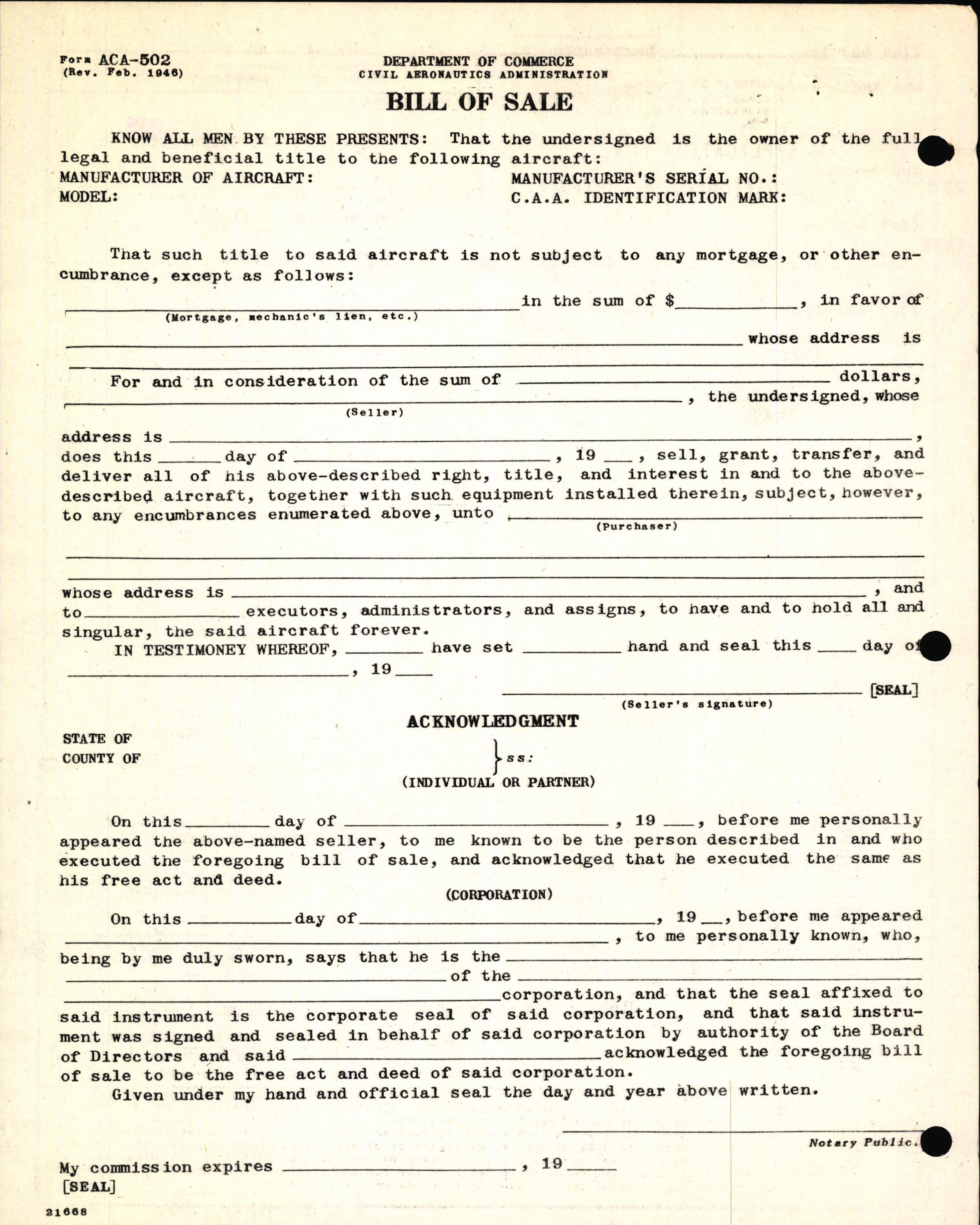 Sample page 4 from AirCorps Library document: Technical Information for Serial Number 1171