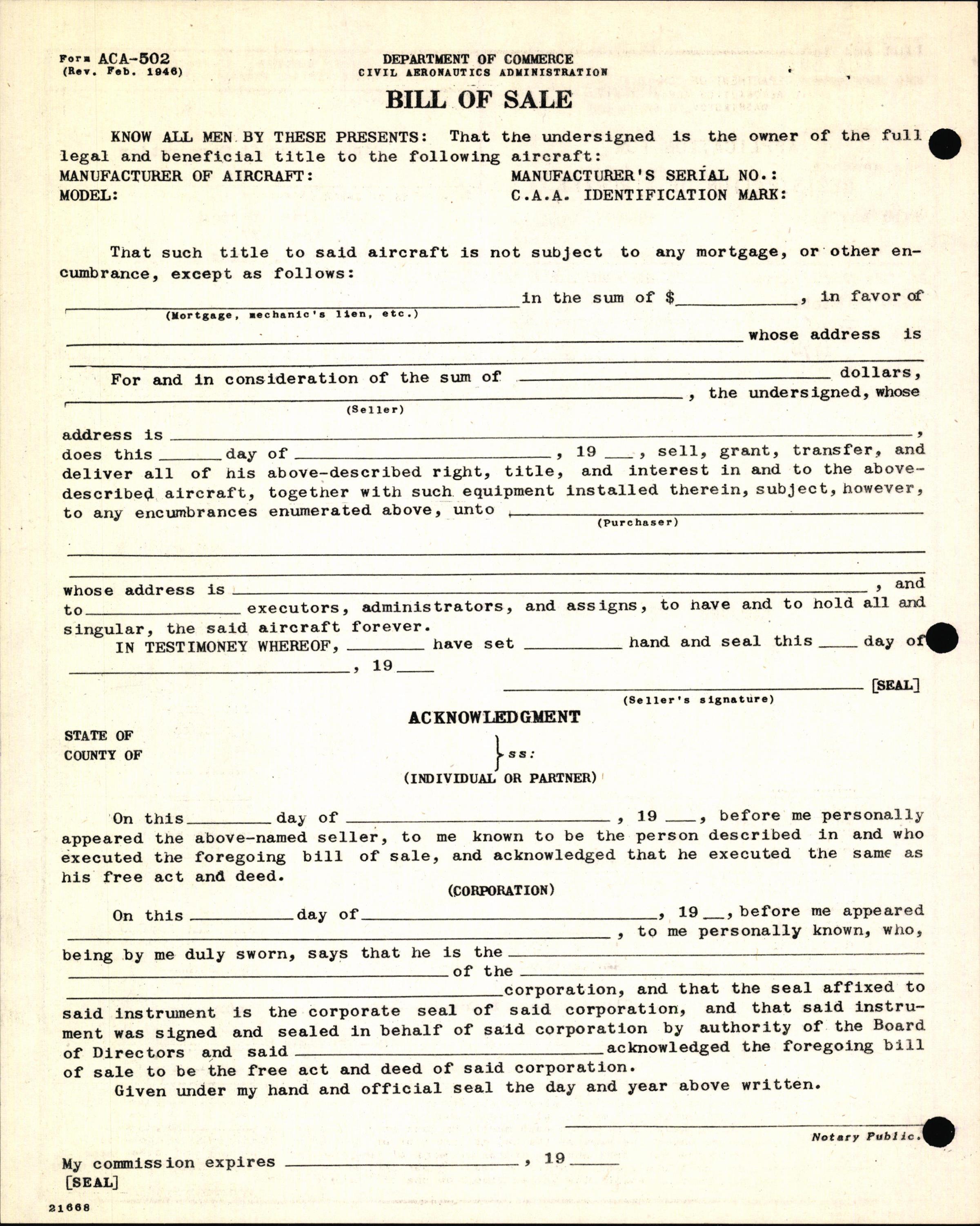 Sample page 4 from AirCorps Library document: Technical Information for Serial Number 1174