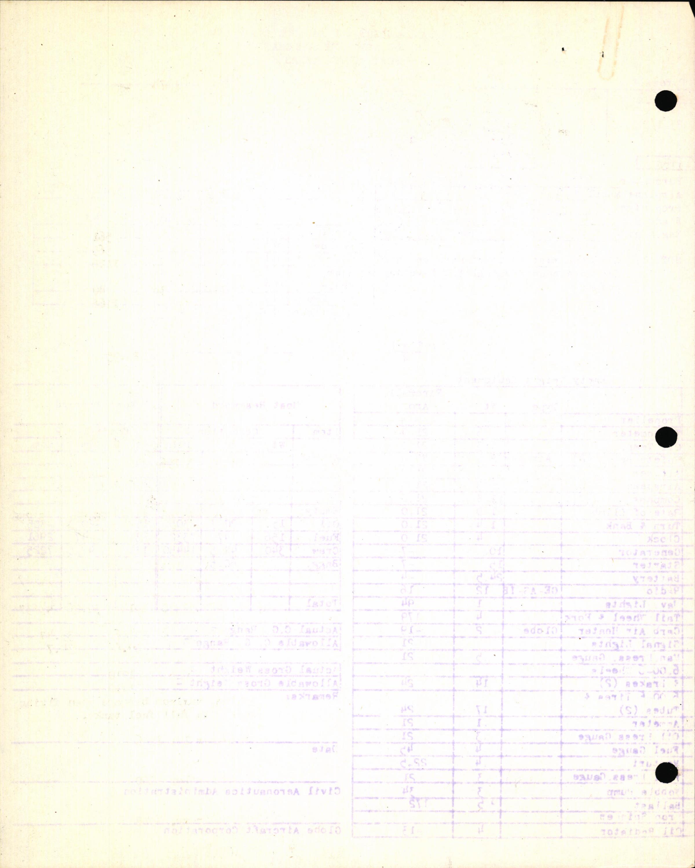 Sample page 6 from AirCorps Library document: Technical Information for Serial Number 1174