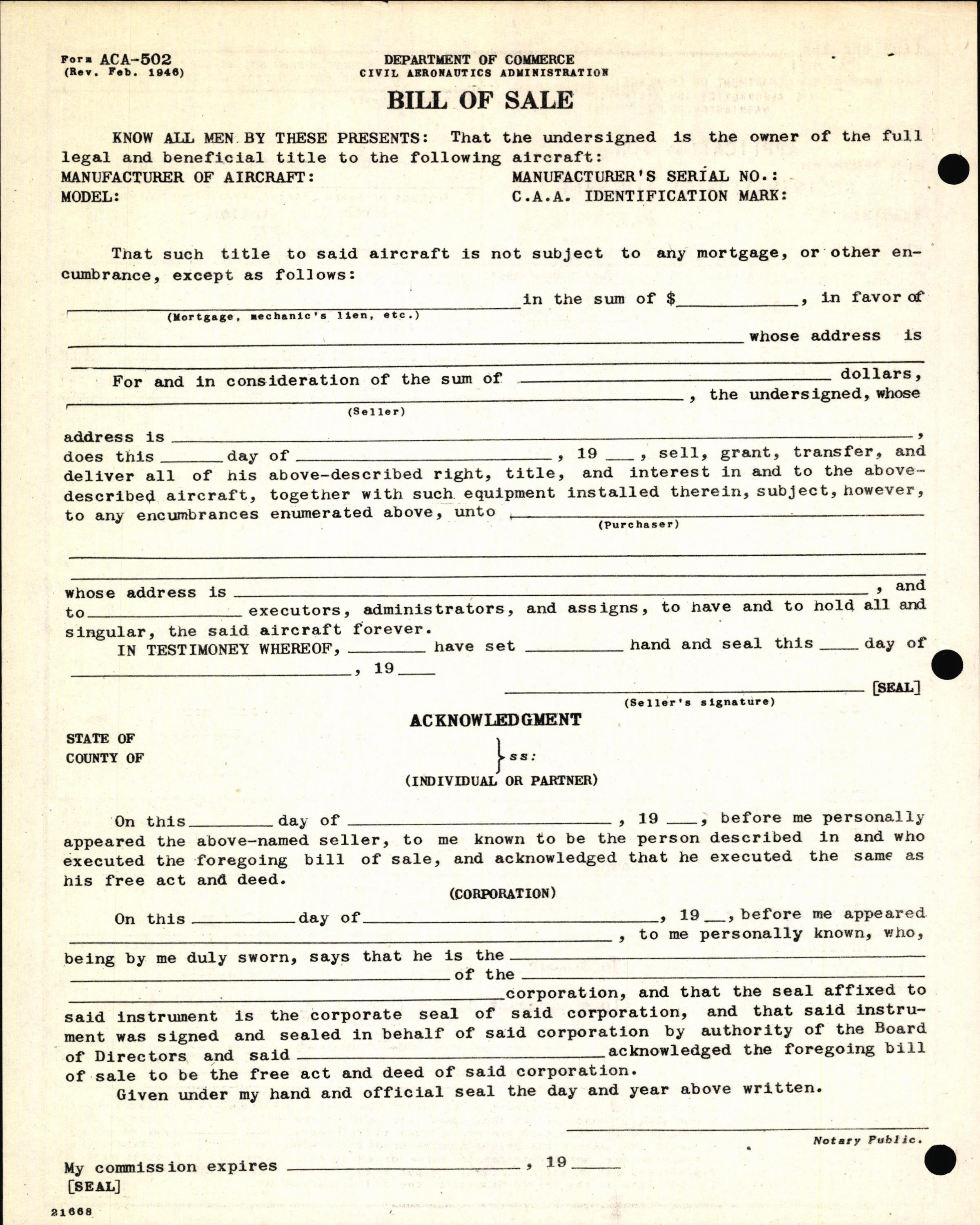 Sample page 4 from AirCorps Library document: Technical Information for Serial Number 1175