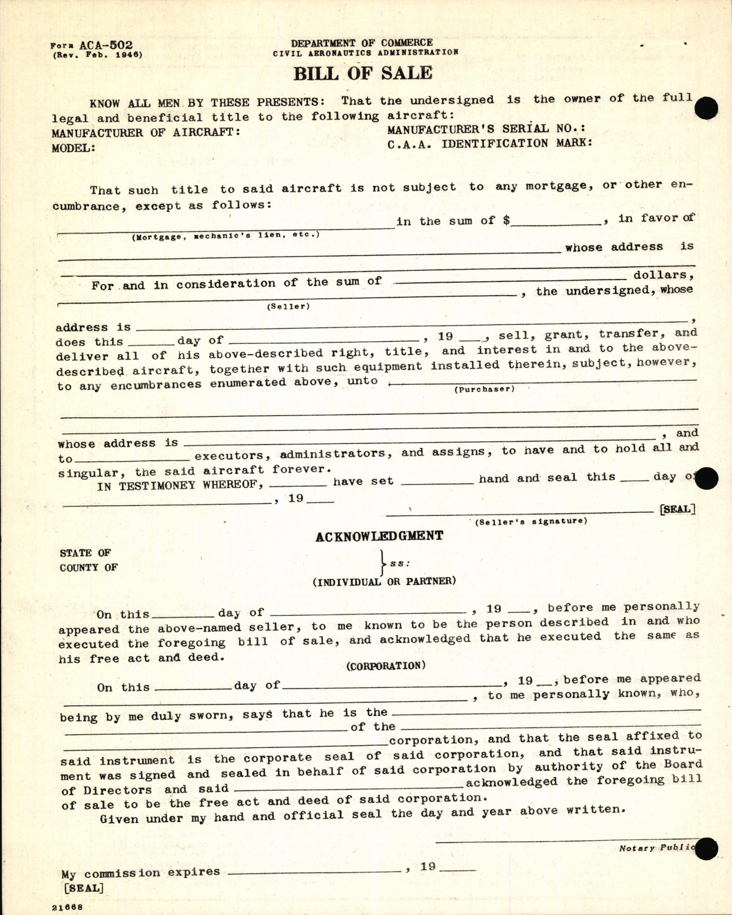 Sample page 4 from AirCorps Library document: Technical Information for Serial Number 1178