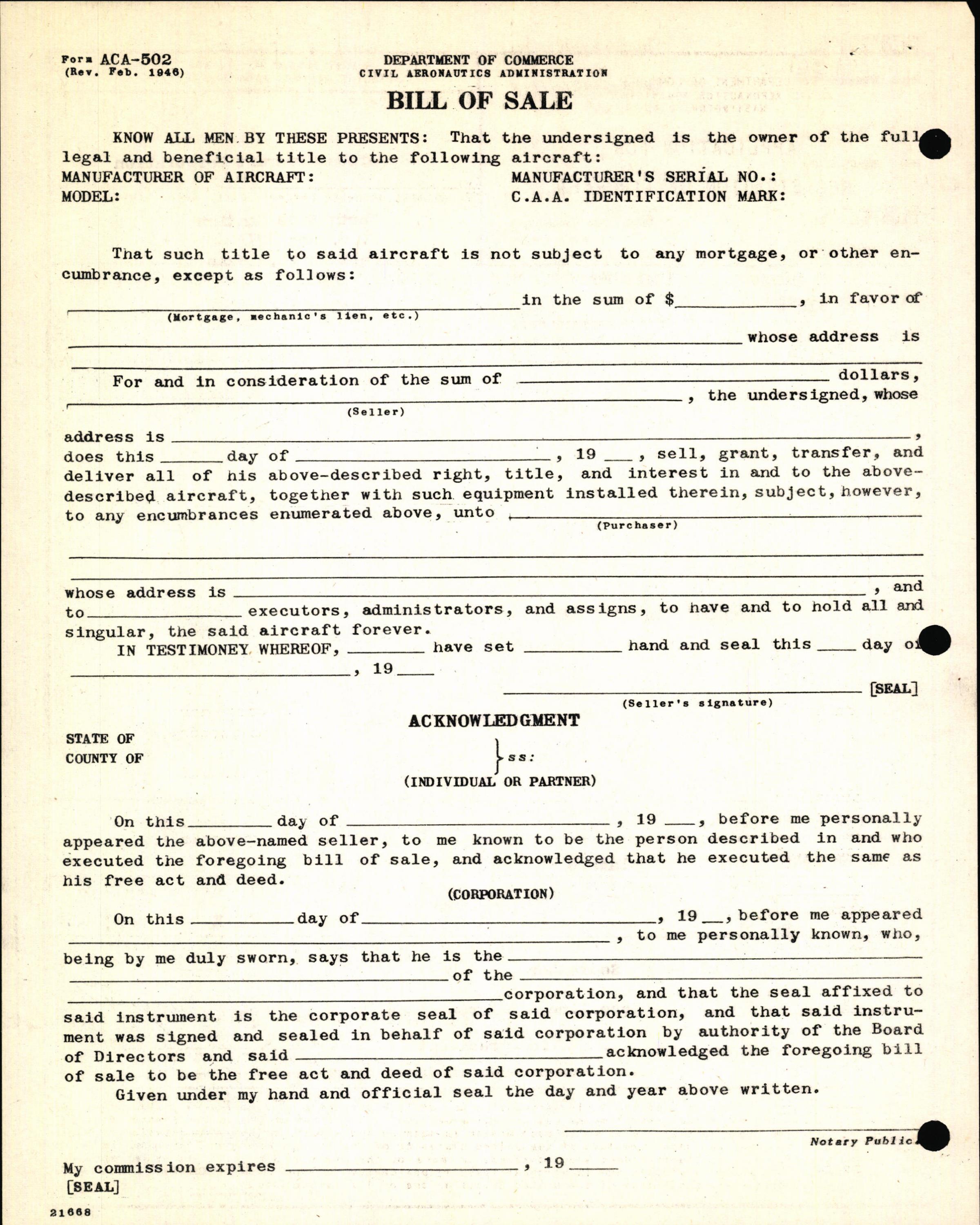 Sample page 4 from AirCorps Library document: Technical Information for Serial Number 1179