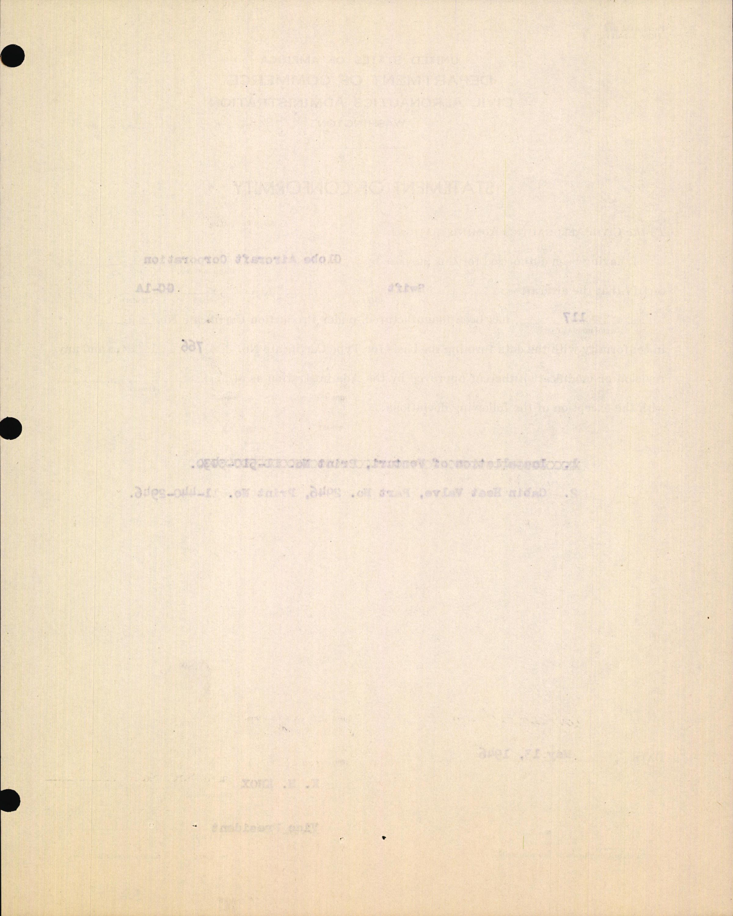 Sample page 12 from AirCorps Library document: Technical Information for Serial Number 117