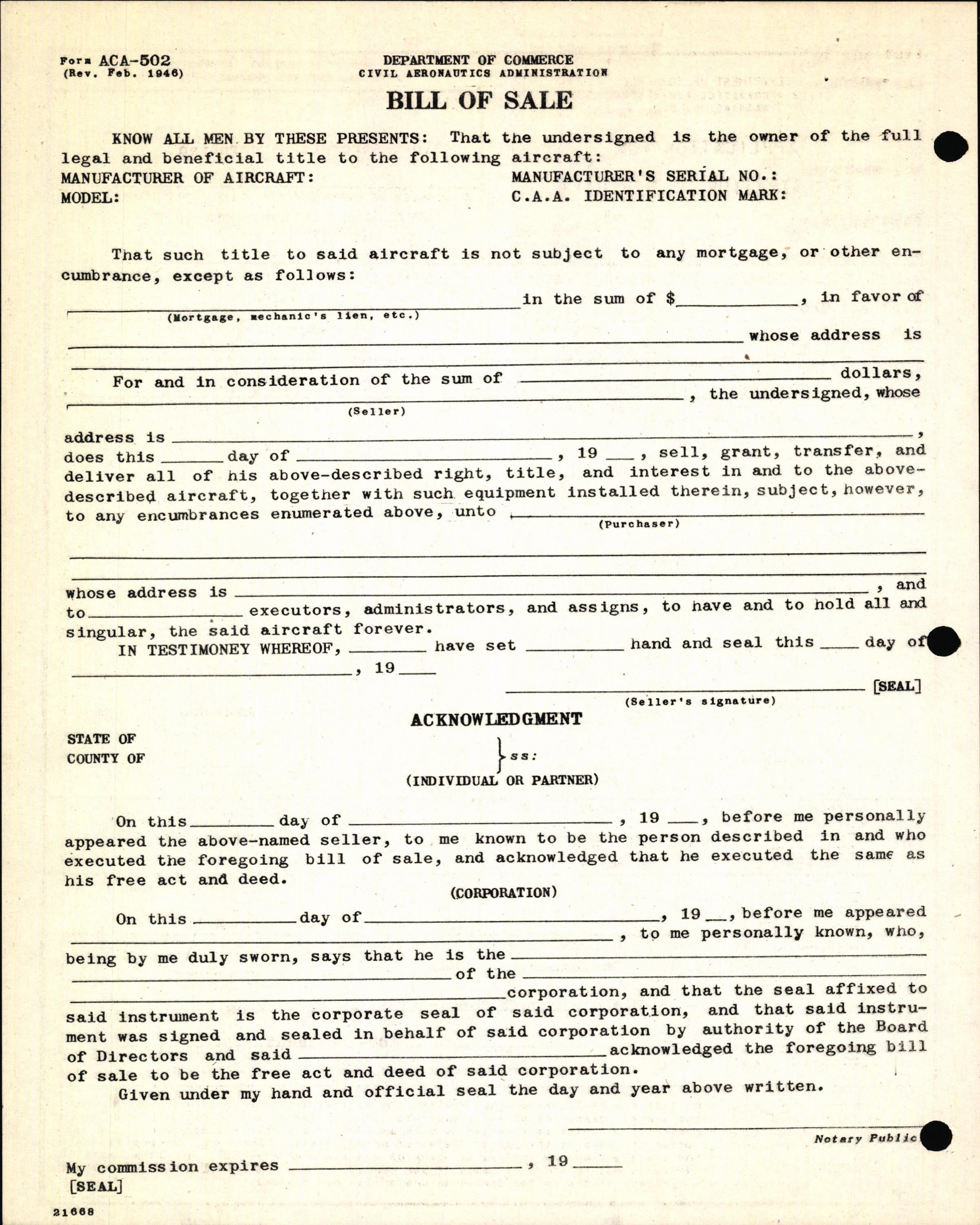 Sample page 4 from AirCorps Library document: Technical Information for Serial Number 1182