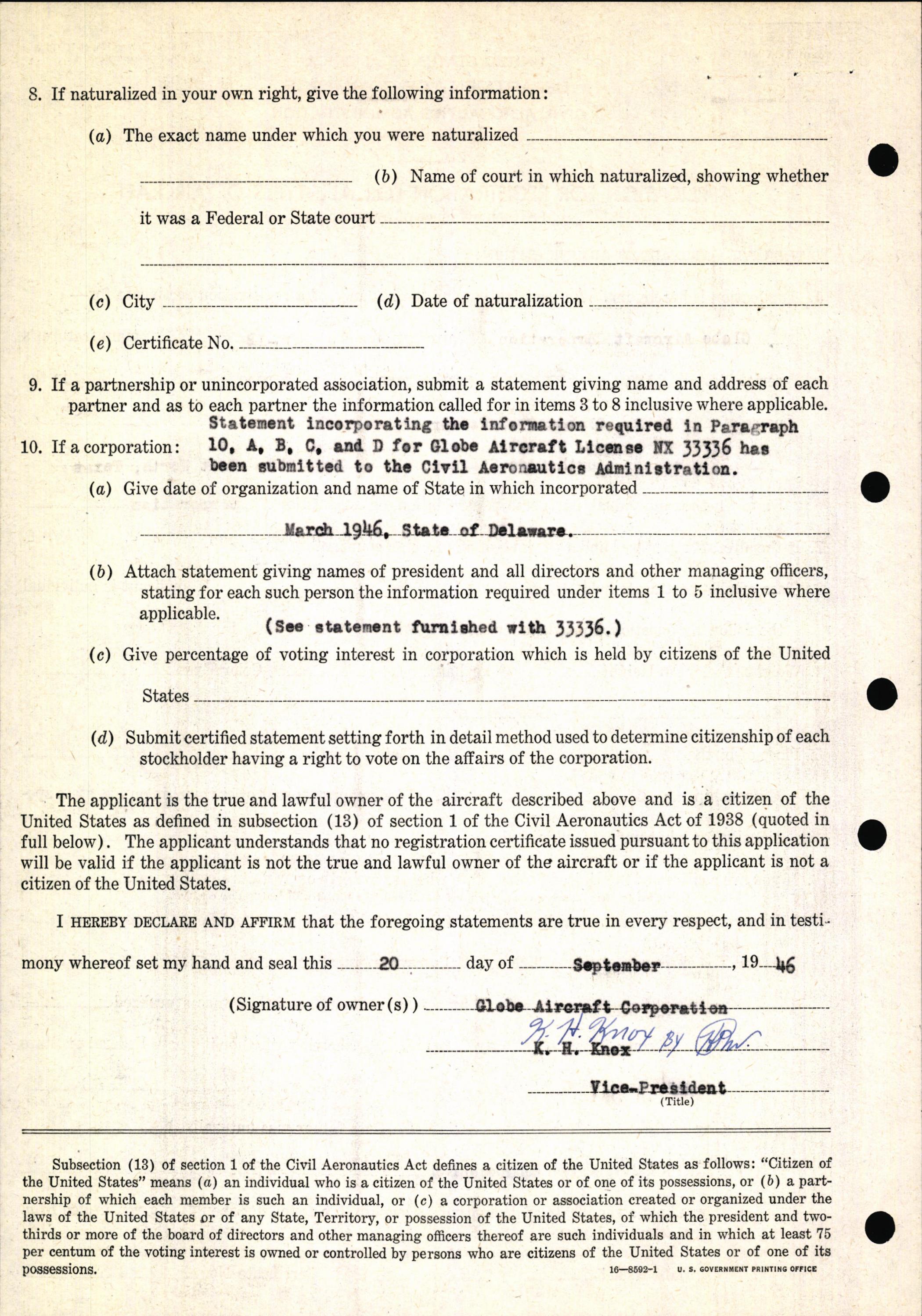 Sample page 4 from AirCorps Library document: Technical Information for Serial Number 1183