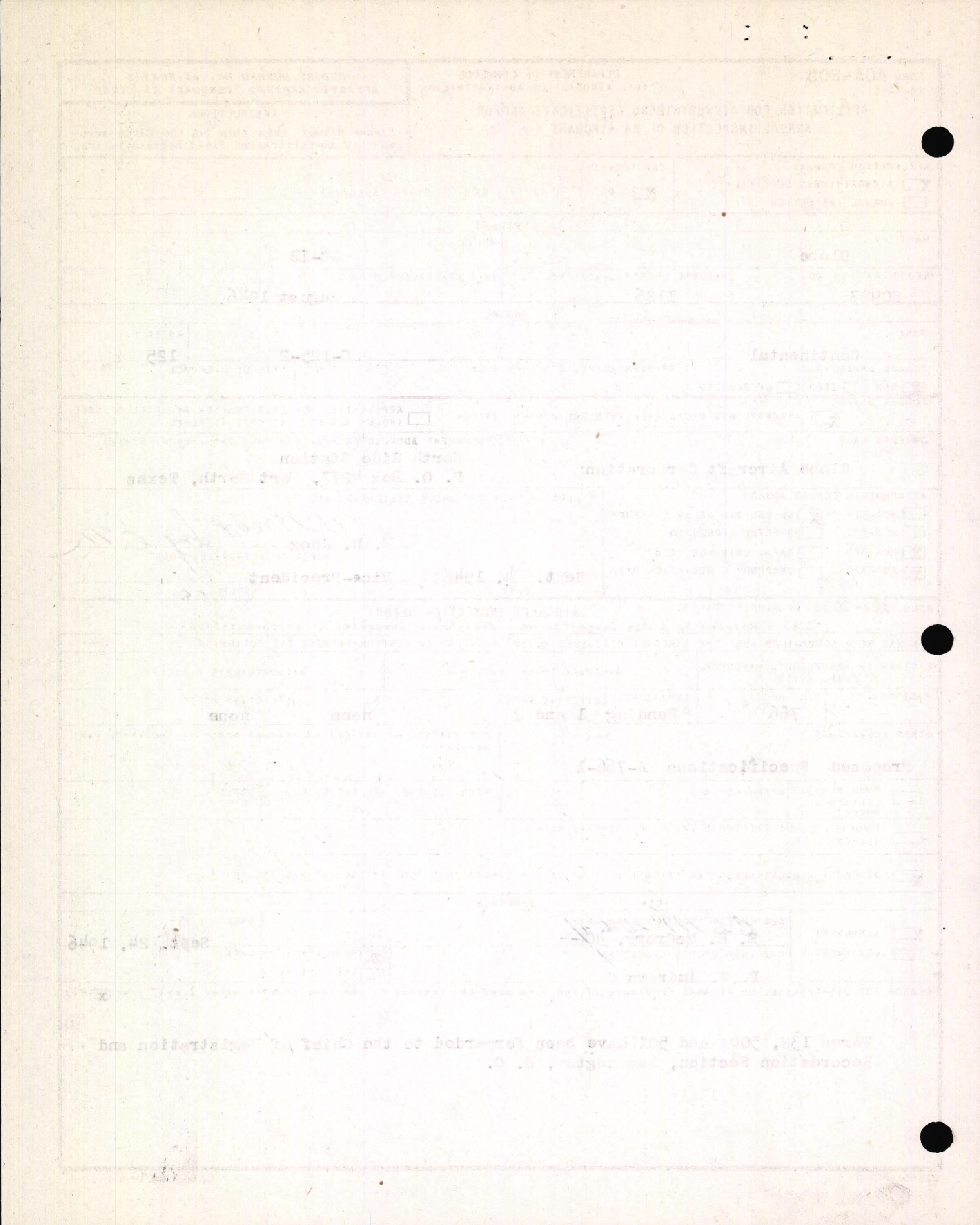 Sample page 4 from AirCorps Library document: Technical Information for Serial Number 1186