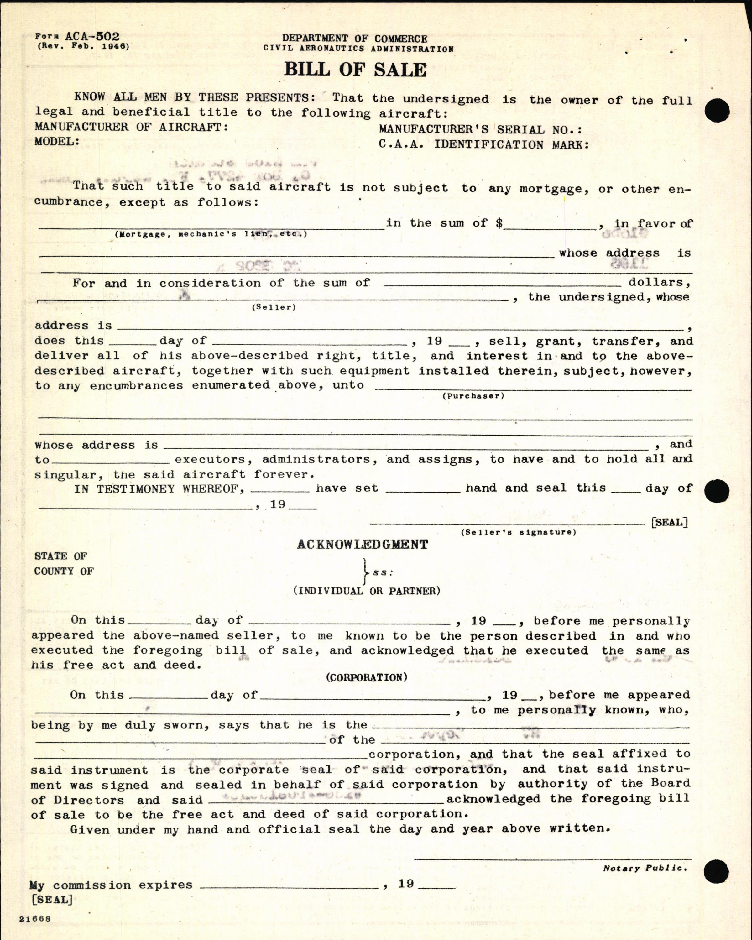 Sample page 6 from AirCorps Library document: Technical Information for Serial Number 1195