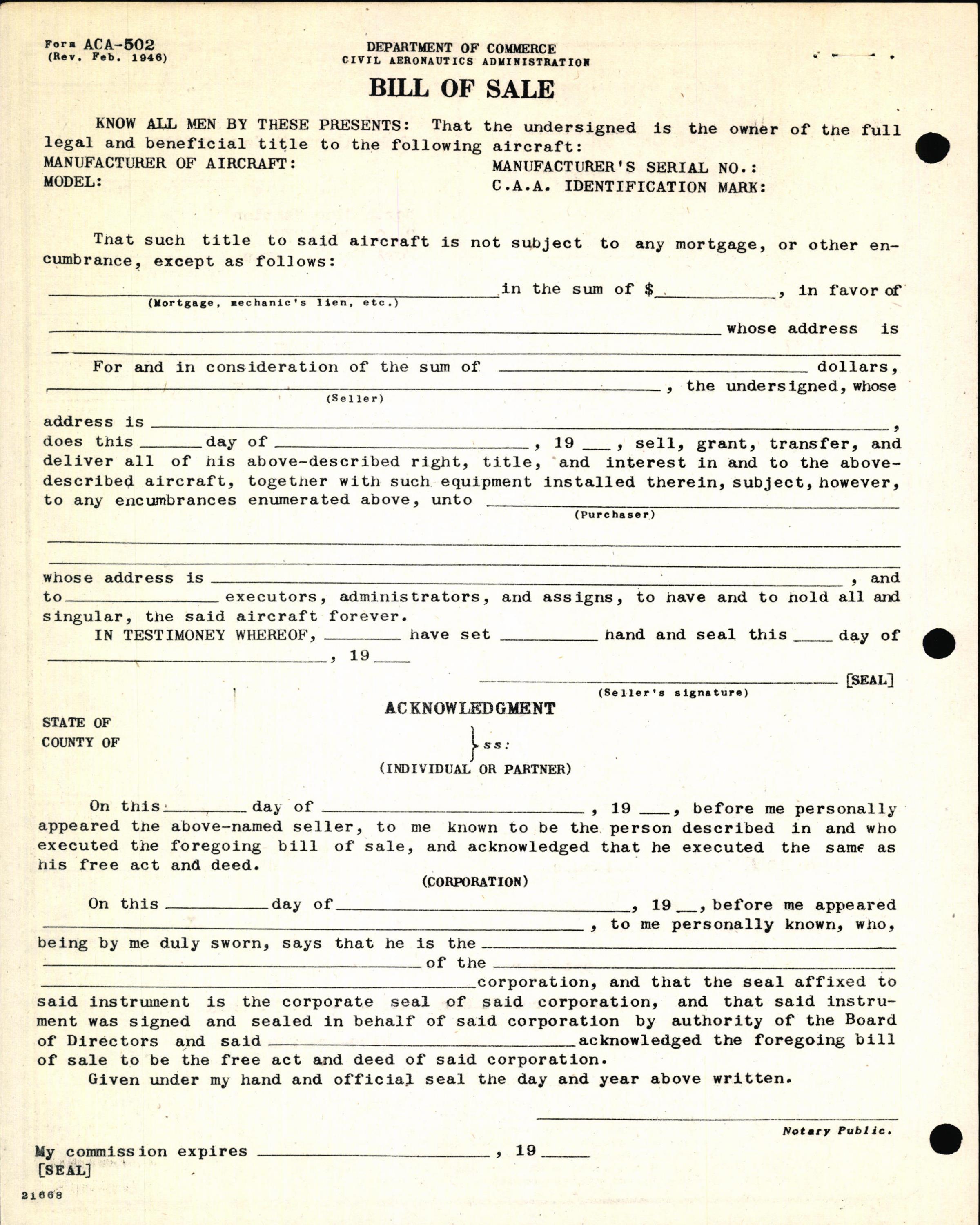 Sample page 6 from AirCorps Library document: Technical Information for Serial Number 1197
